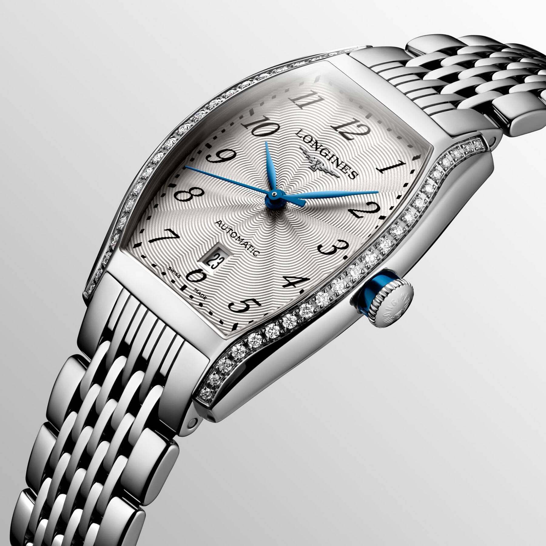 Longines Evidenza Diamonds Silver Dial