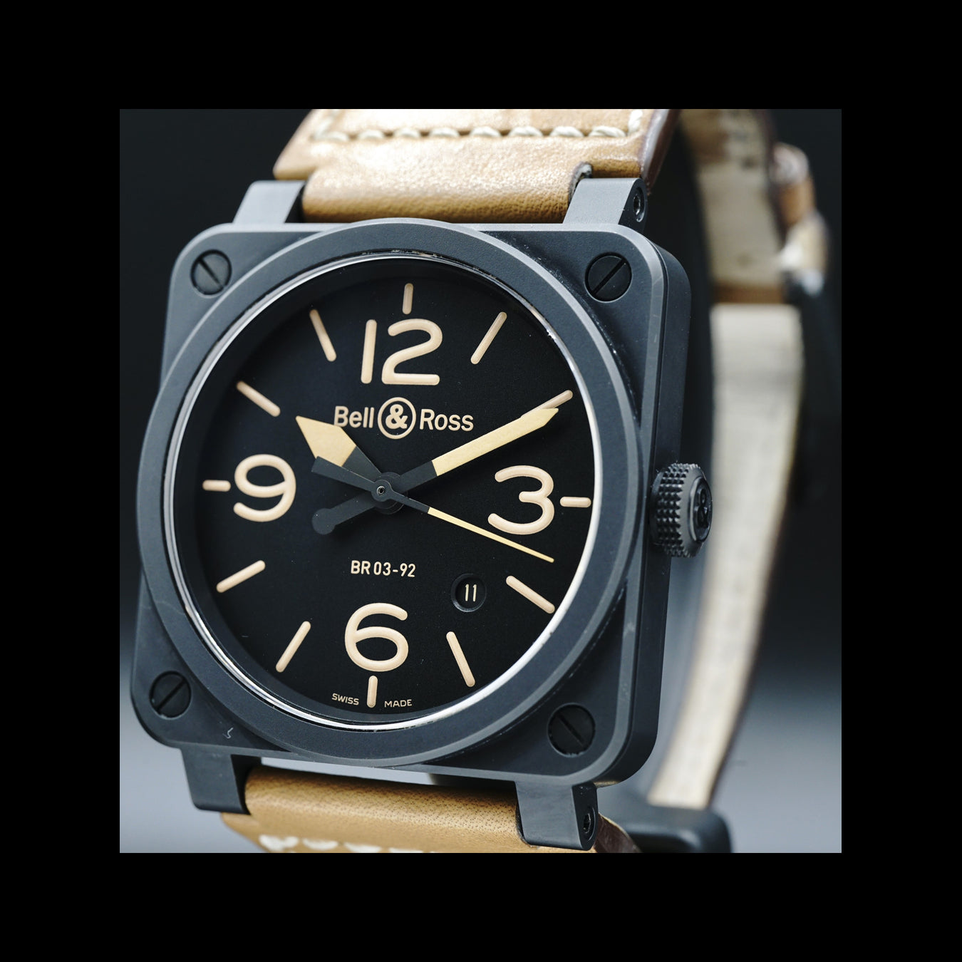 Bell & Ross 03-92 Ceramic Heritage  BR0392-HERITAGE-CE
