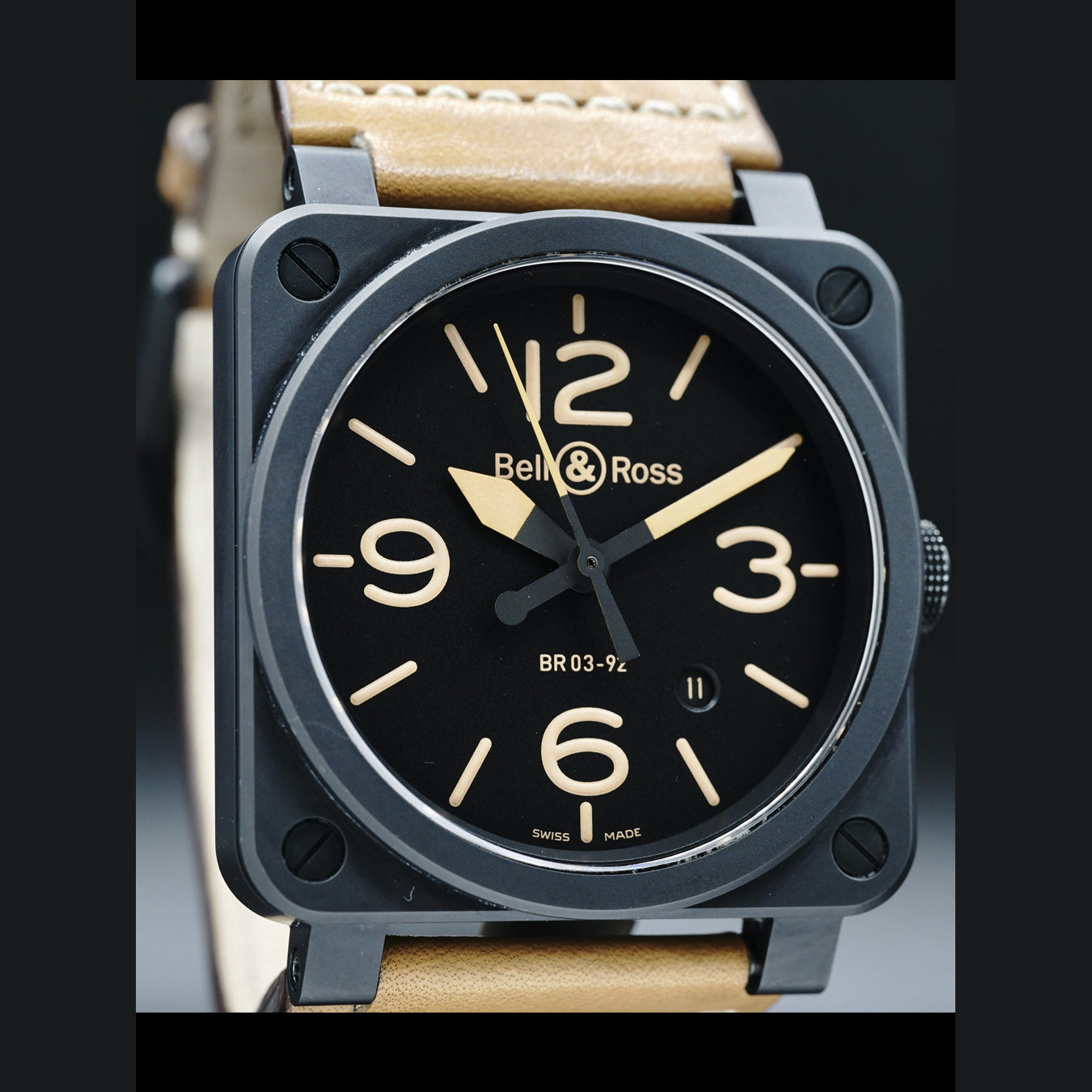 Bell & Ross 03-92 Ceramic Heritage  BR0392-HERITAGE-CE