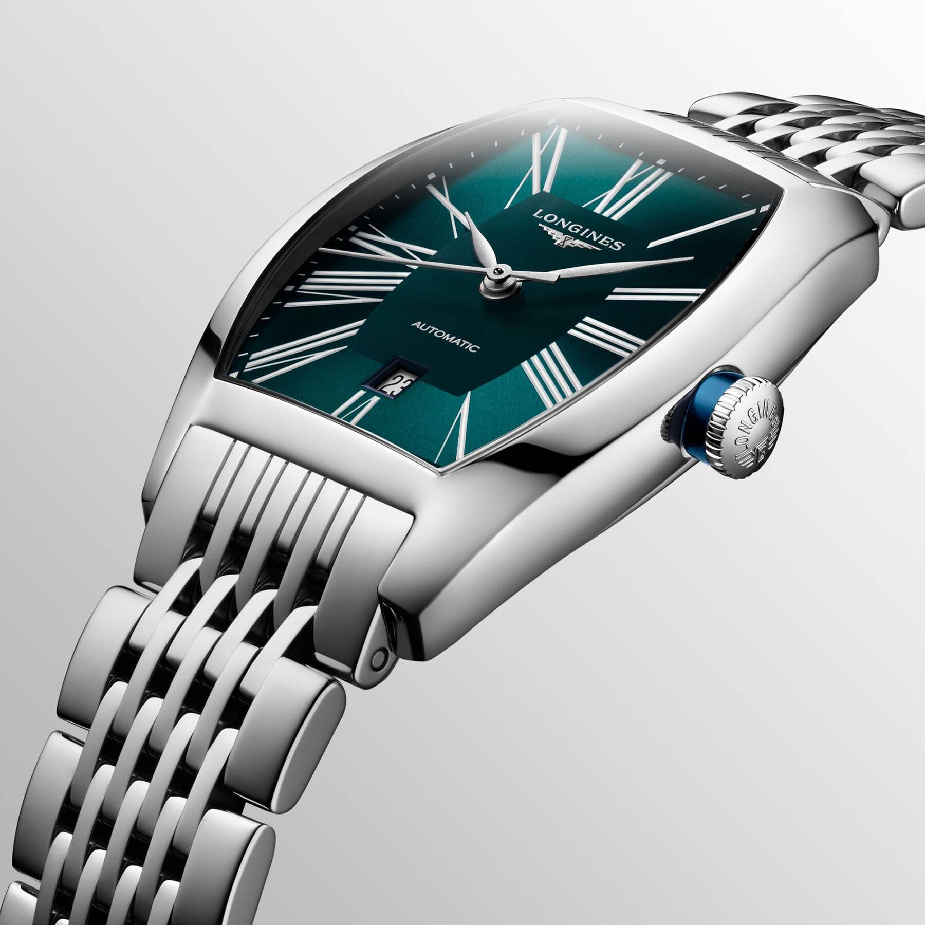 Longines Evidenza Petroleum Dial on Bracelet