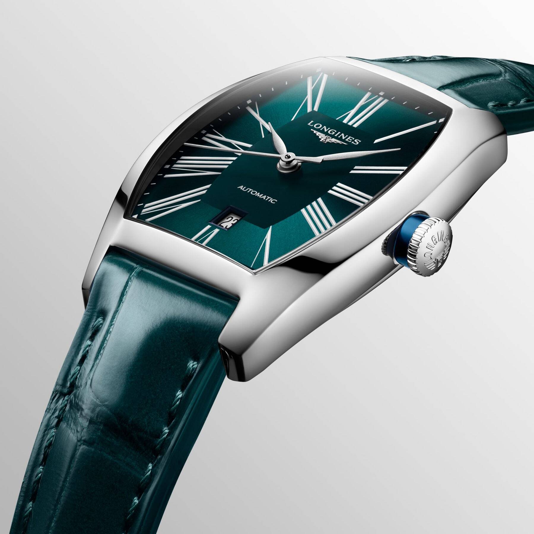 Longines Evidenza Petroleum Dial on Strap