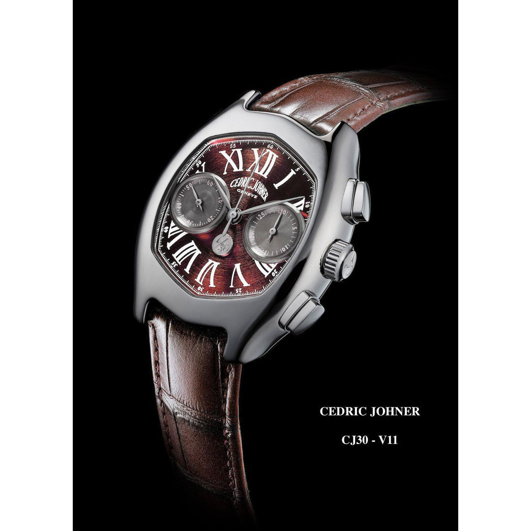 Cedric Johner Iconic Abyss Chronograph Limited Edition 30th Anniversary Brown dial