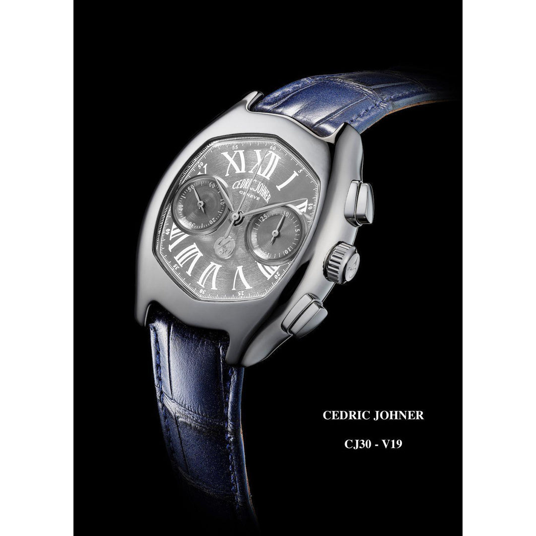 Cedric Johner Iconic Abyss Chronograph Limited Edition 30th Anniversary Silver dial