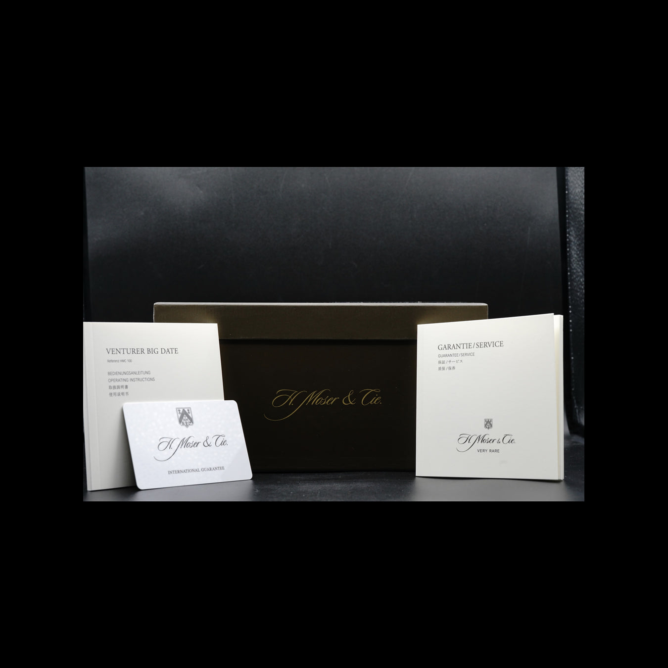 H. Moser & Cie Venturer Big Date White Gold Midnight Blue Fumé Dial 2100-0202