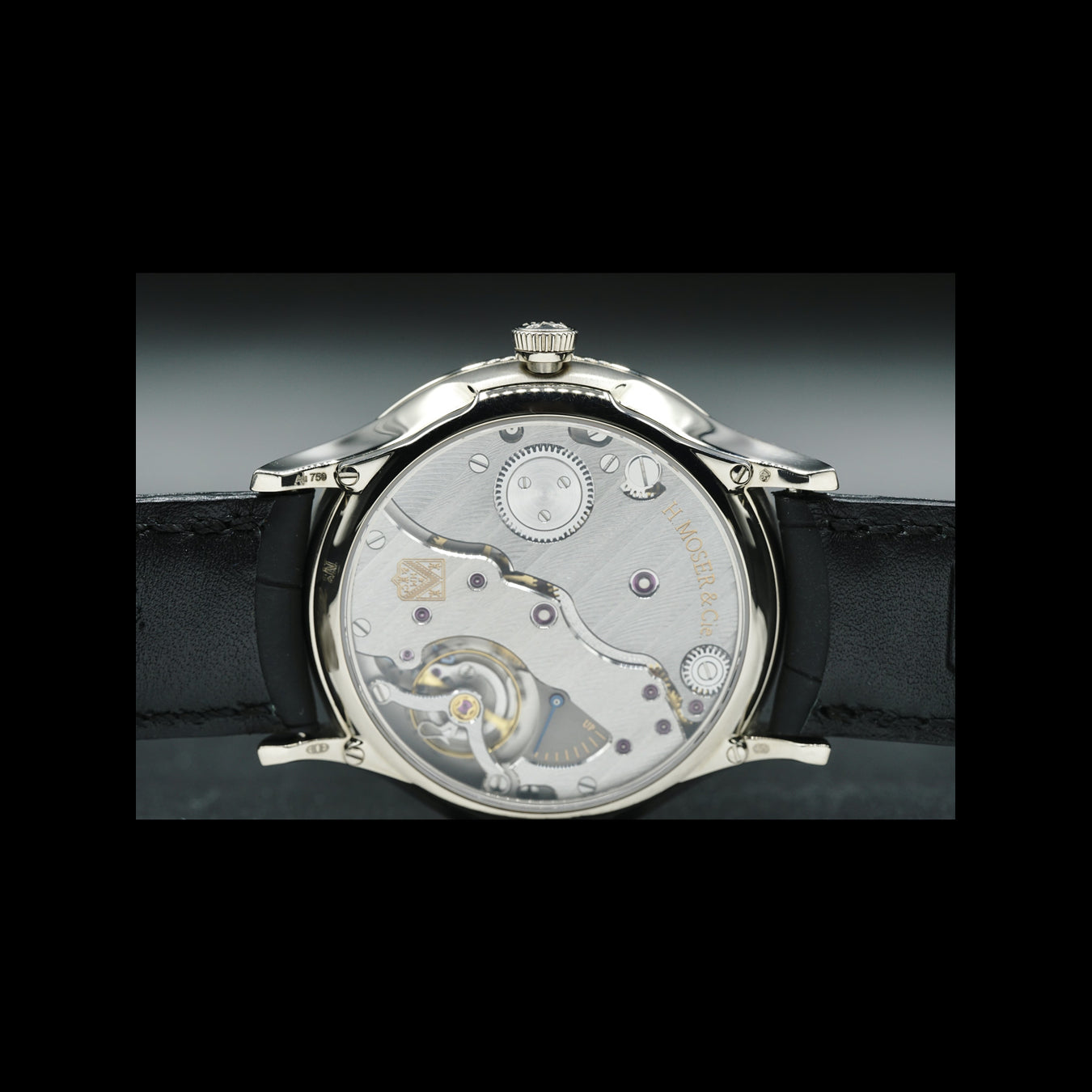 H. Moser & Cie. Venturer Small Seconds White Gold Ardoise Fume Dial 2327-0201