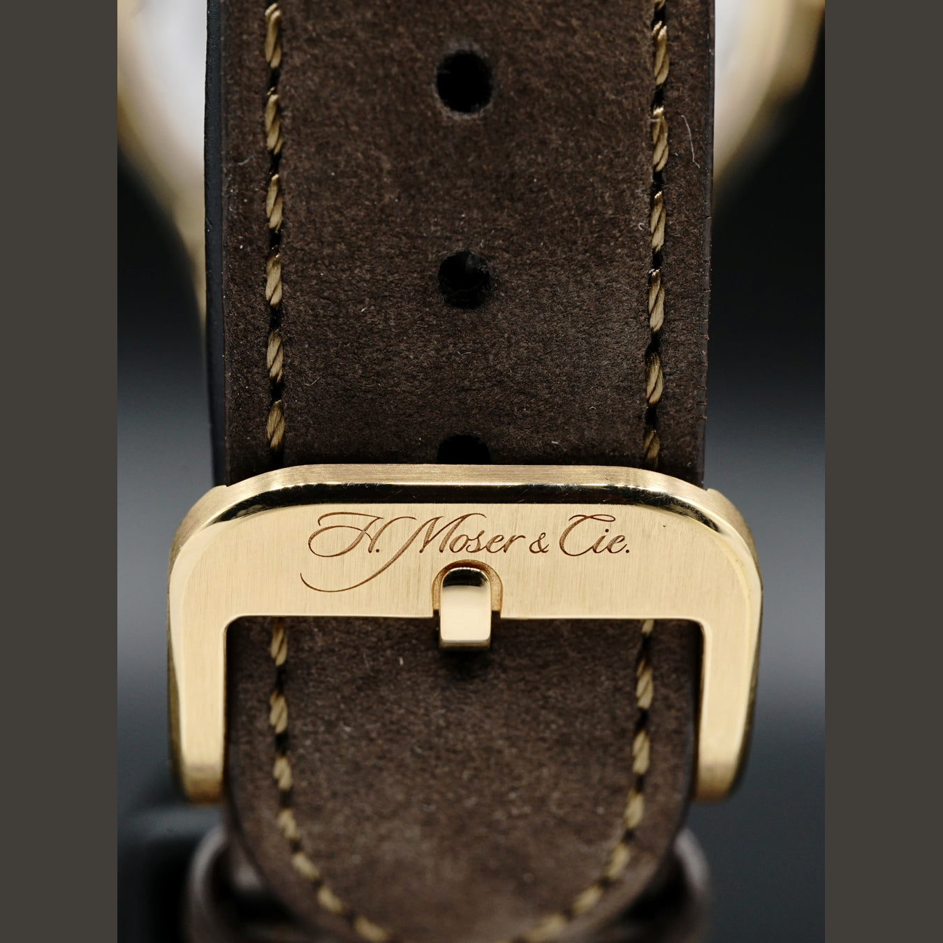 H. Moser & Cie. Venturer Small Seconds Purity Red Gold Fume Dial 2327-0404