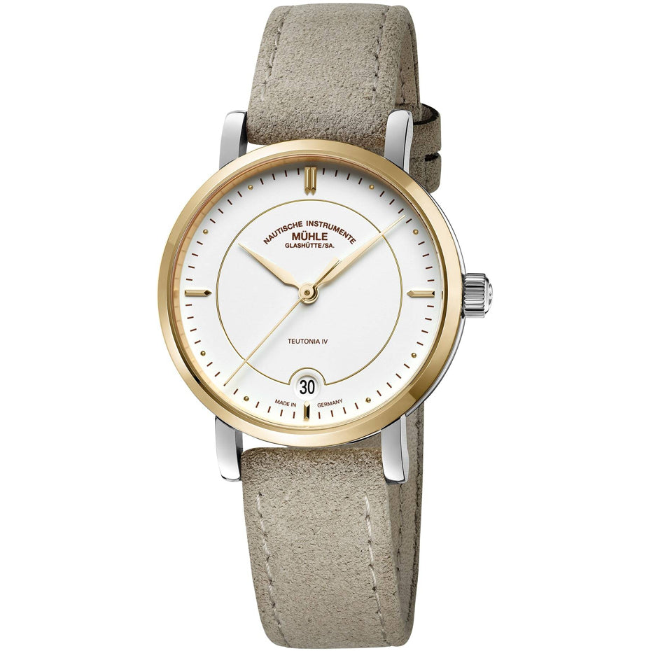 Mühle Glashütte Teutonia IV Lady 18k Gold Bezel