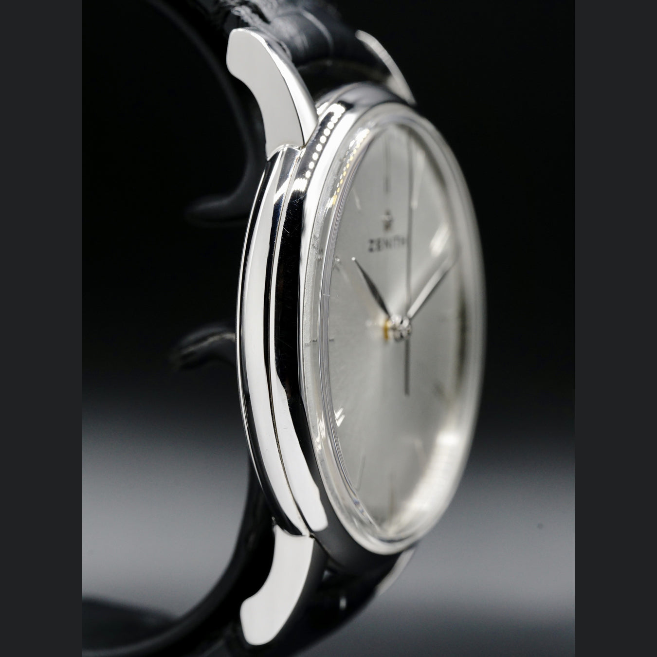 Zenith Elite 42mm Steel Chronograph Silver Dial Automatic 032270615001C493