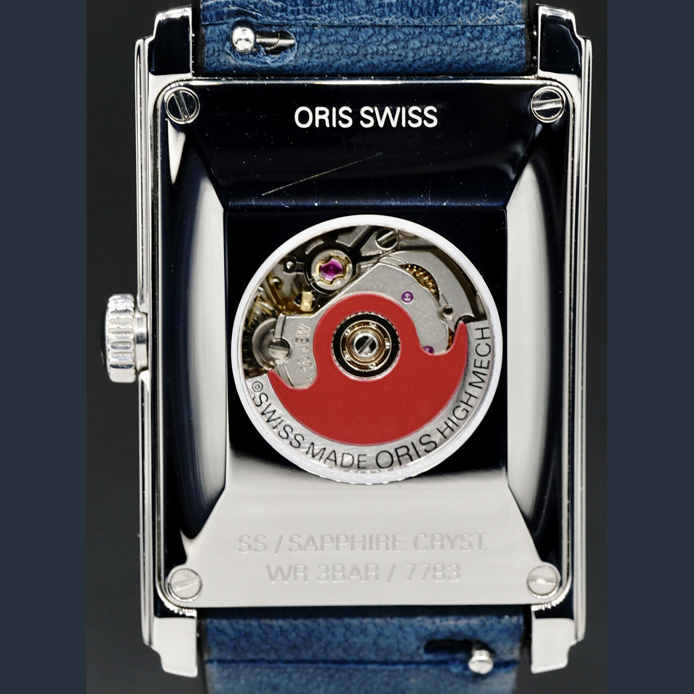 Oris Rectangular Blue 01 561 7783 4065-07 5 19 17