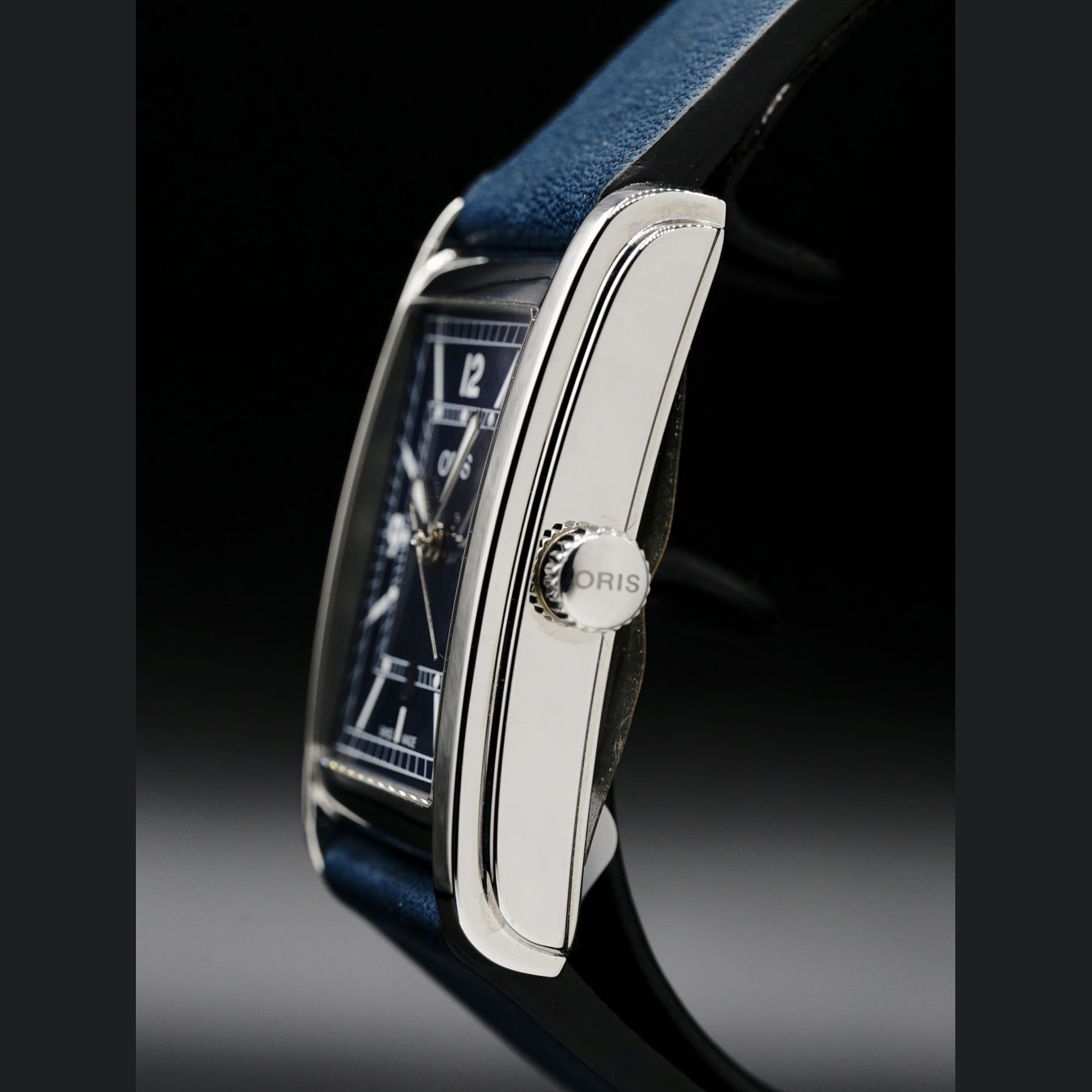 Oris Rectangular Blue 01 561 7783 4065-07 5 19 17