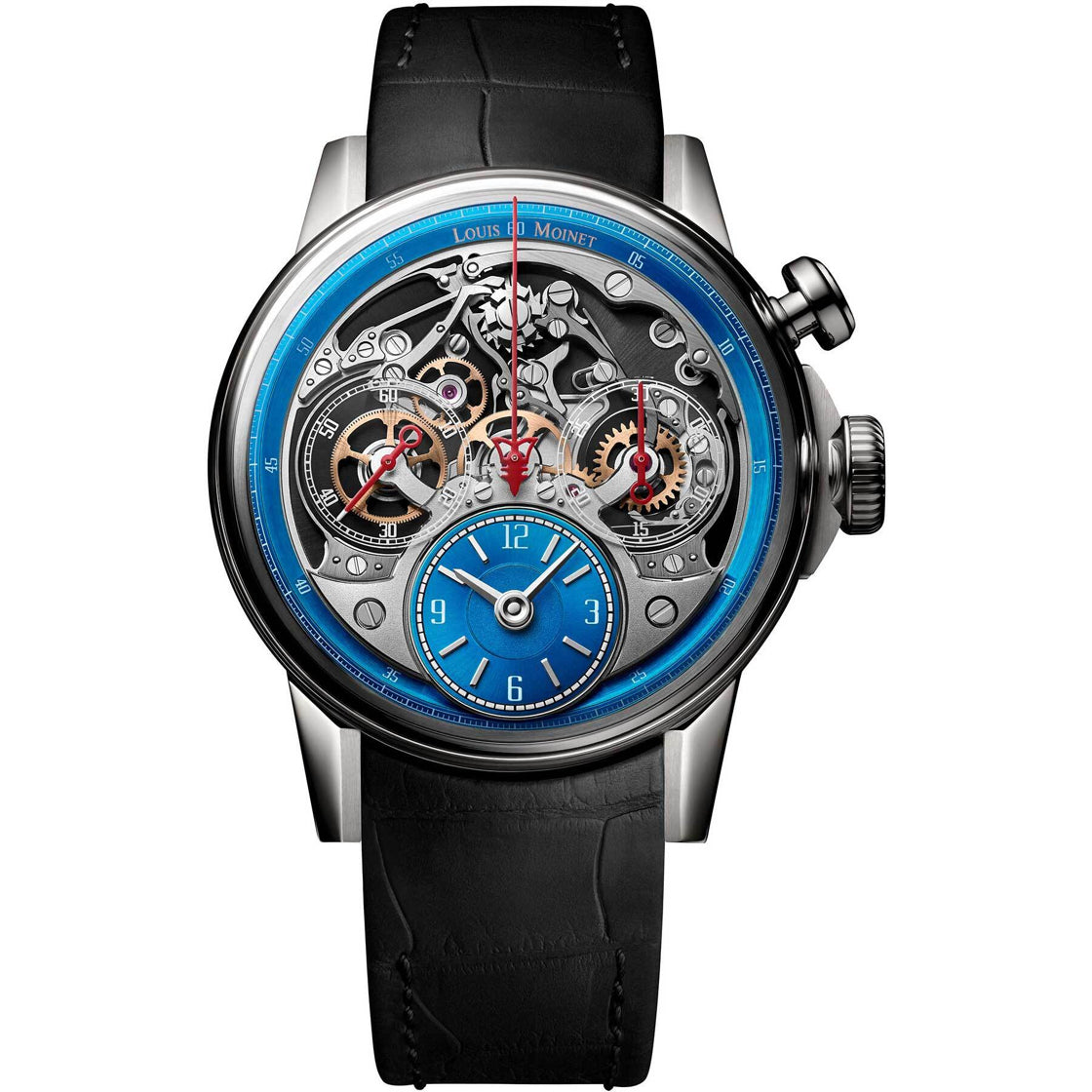 Louis Moinet Memoris Titanium Alaska Blue LM-84.20.20