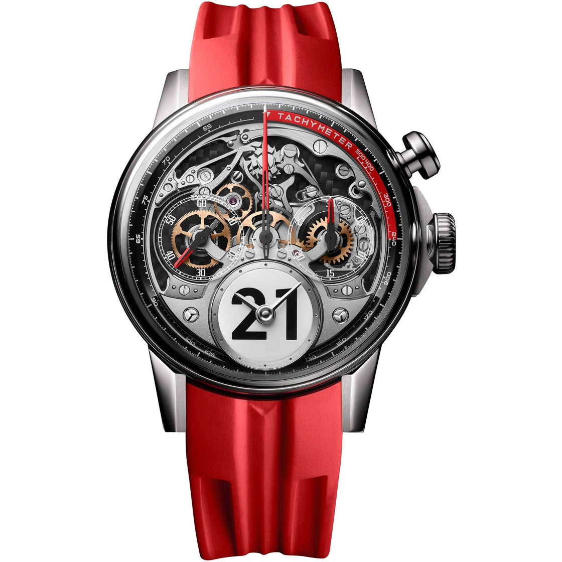 Louis Moinet Time to Race Titanium Red LM-96.20.8R