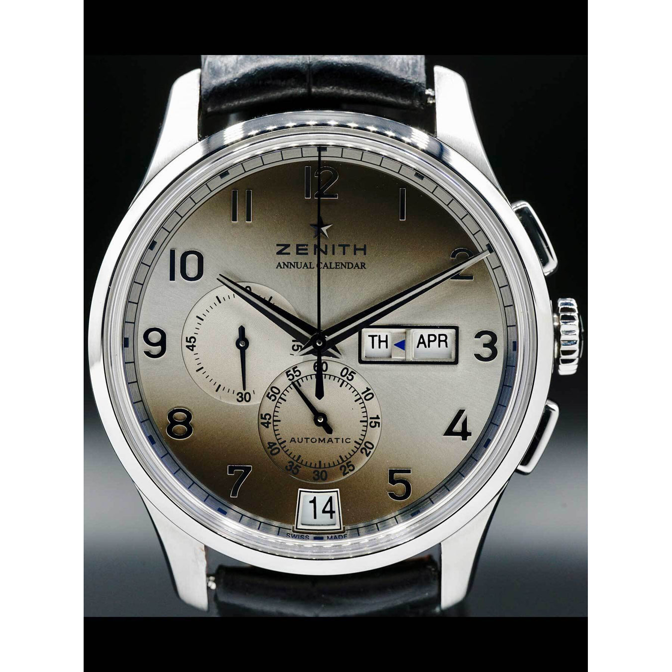 Zenith Captain Winsor Annual Calendar Fume Dial Men's Watch 03.2072.4054