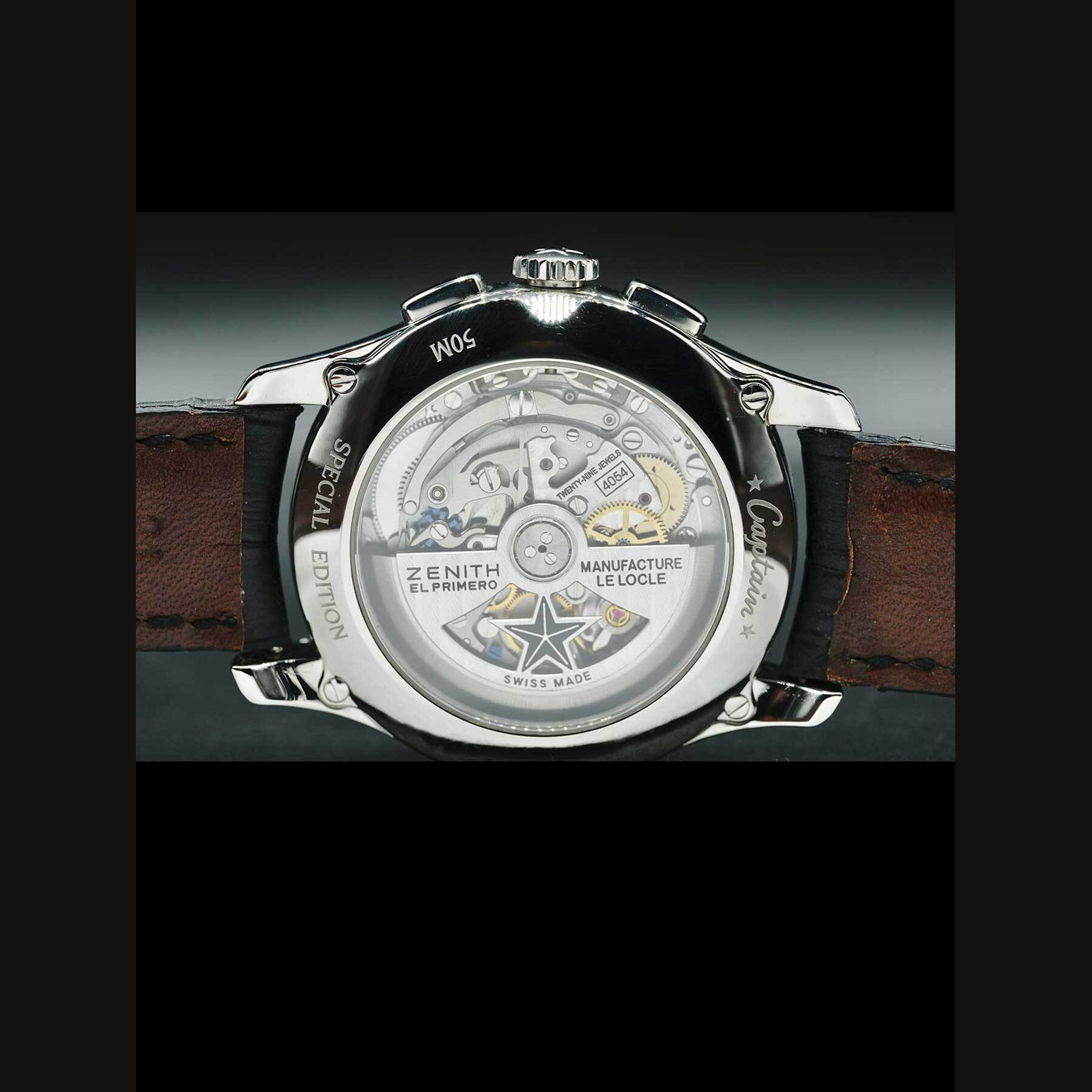 Zenith Captain Winsor Annual Calendar Fume Dial Men's Watch 03.2072.4054