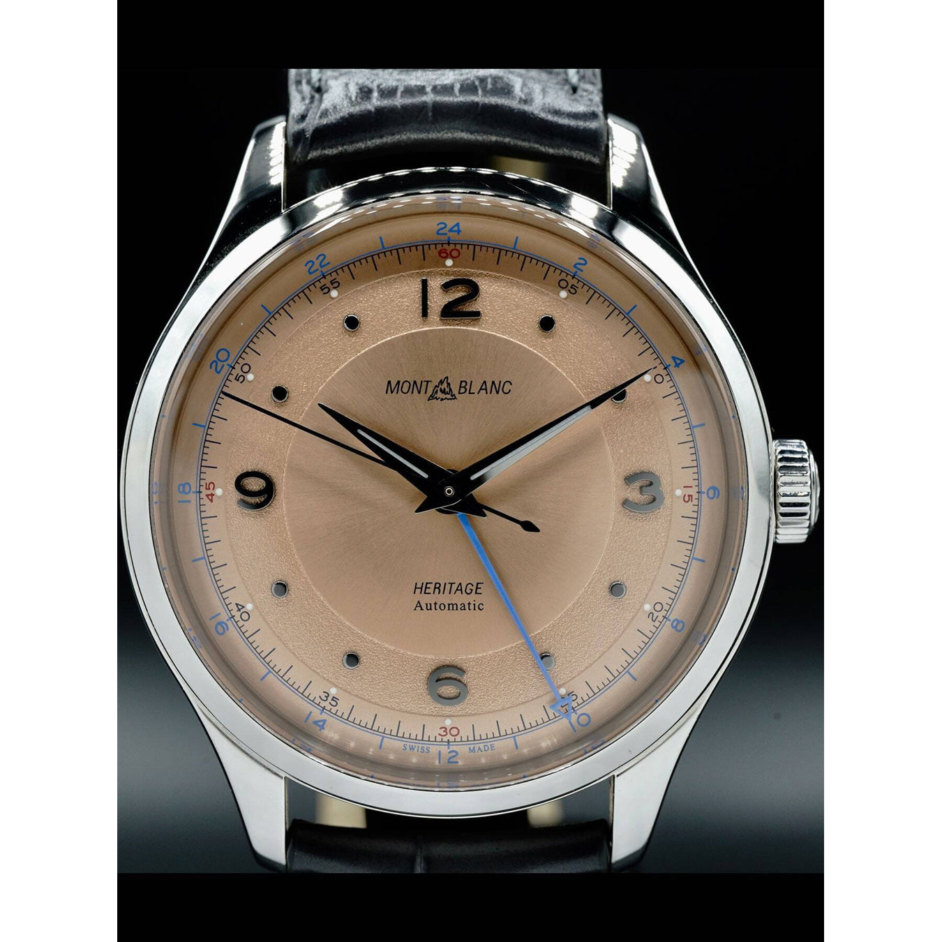 Montblanc Heritage GMT Salmon Dial MB119950