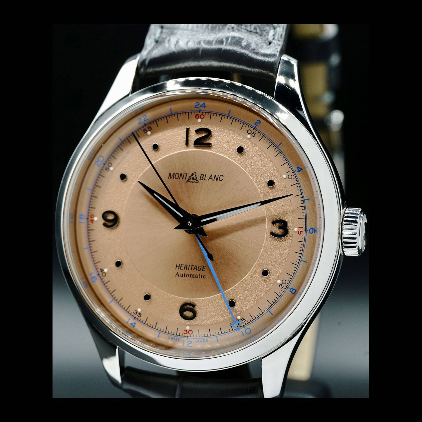 Montblanc Heritage GMT Salmon Dial MB119950