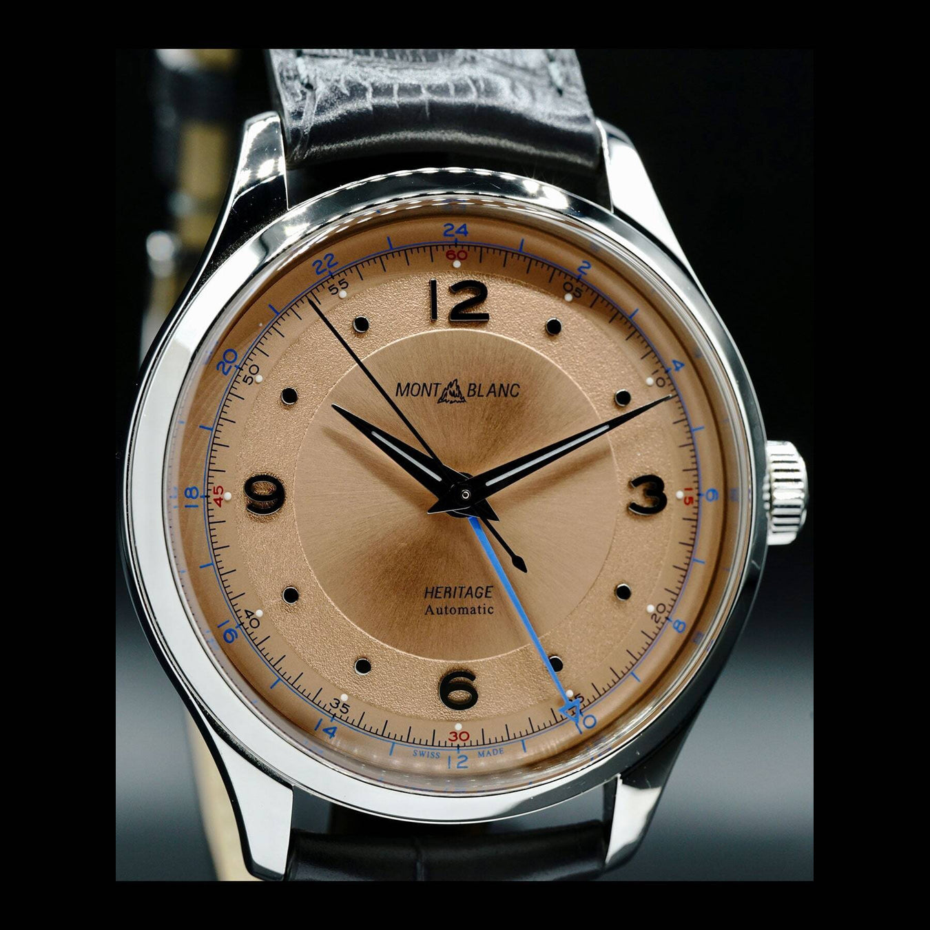 Montblanc Heritage GMT Salmon Dial MB119950