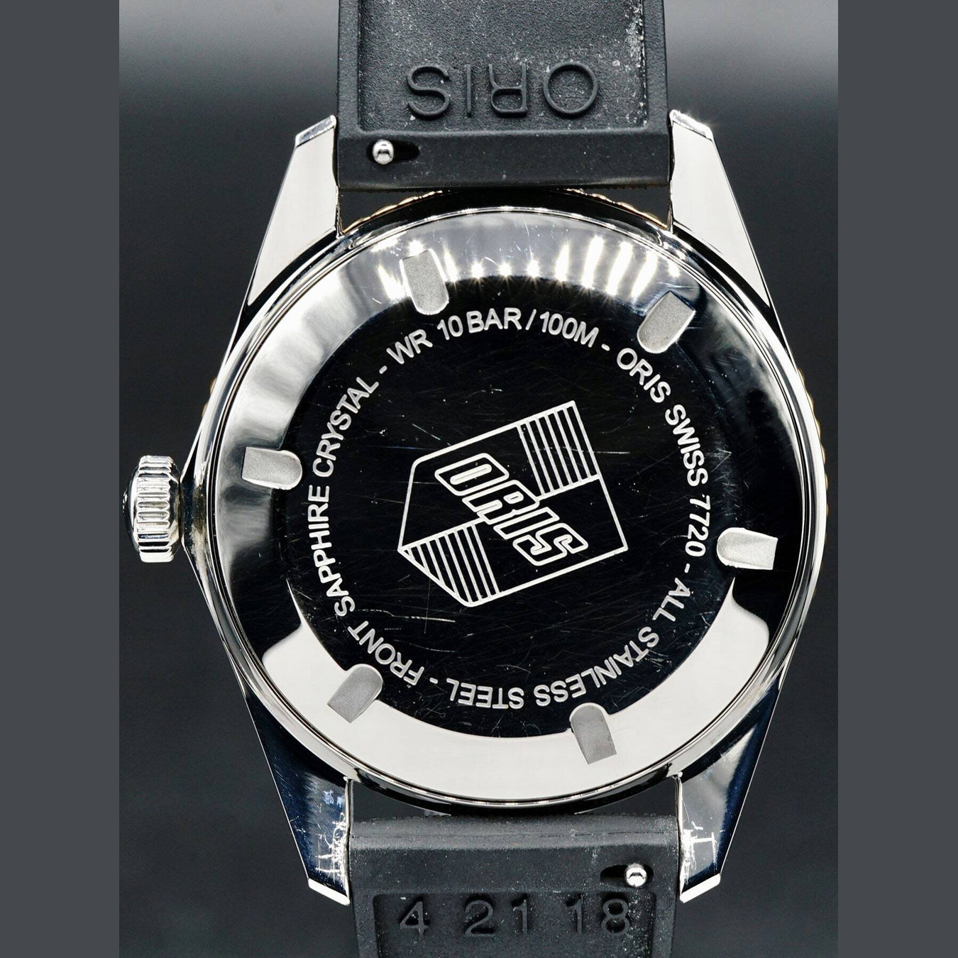 Oris Divers Sixty-Five Black Dial on Rubber Strap 01 733 7720 4354