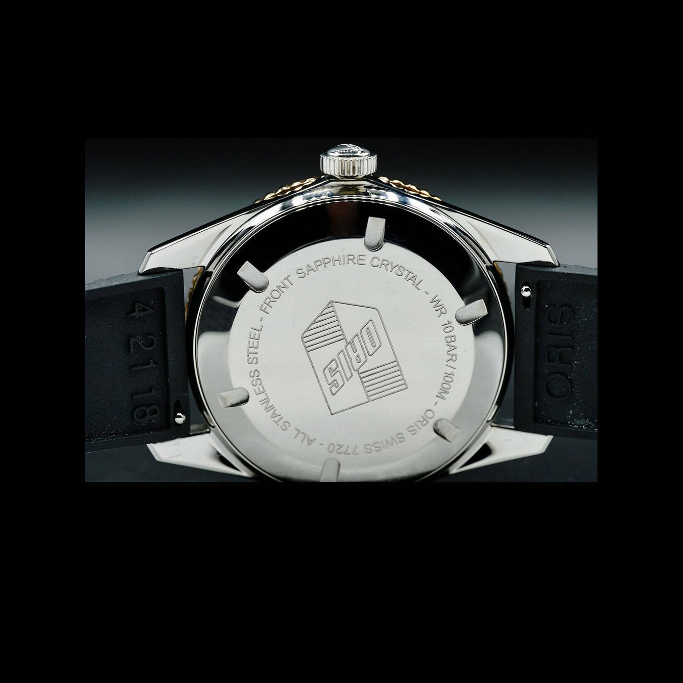 Oris Divers Sixty-Five Black Dial on Rubber Strap 01 733 7720 4354
