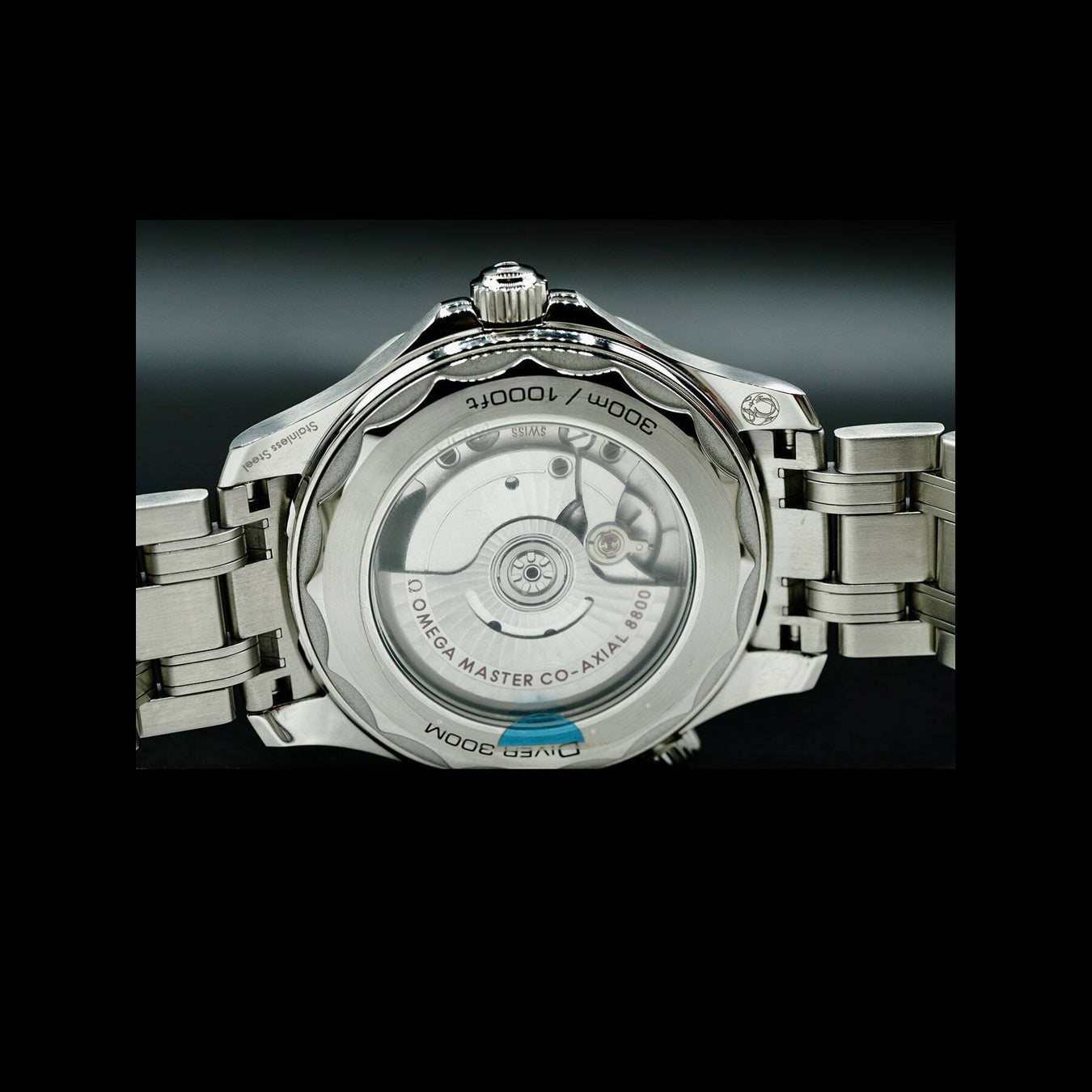 Omega Seamaster Diver 300M Co-Axial Master Chronometer Black Dial on Bracelet 210.30.42.20.01.001