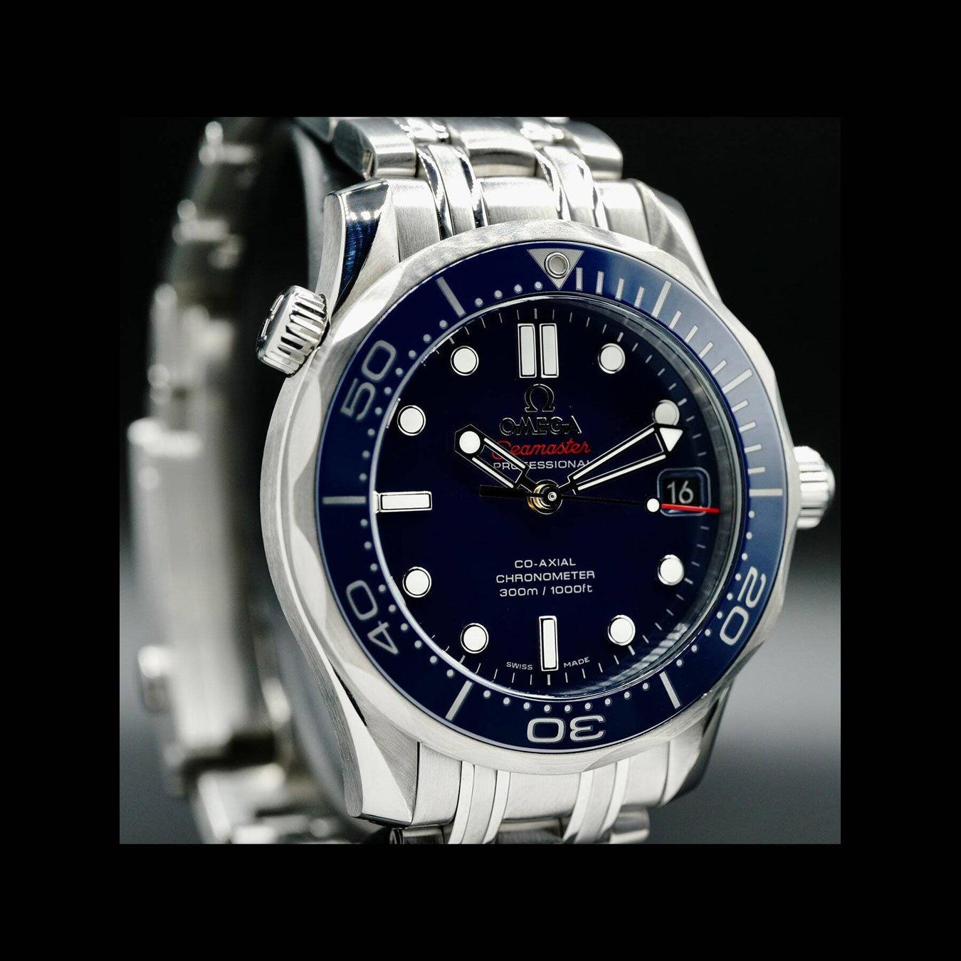 Omega Seamaster Steel on Bracelet Blue Dial 212.30.36.20.03.001