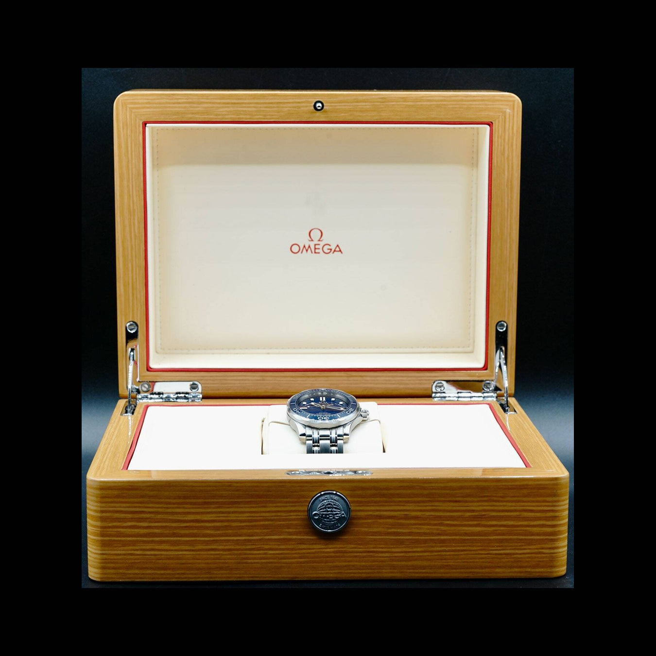 Omega Seamaster Steel on Bracelet Blue Dial 212.30.36.20.03.001