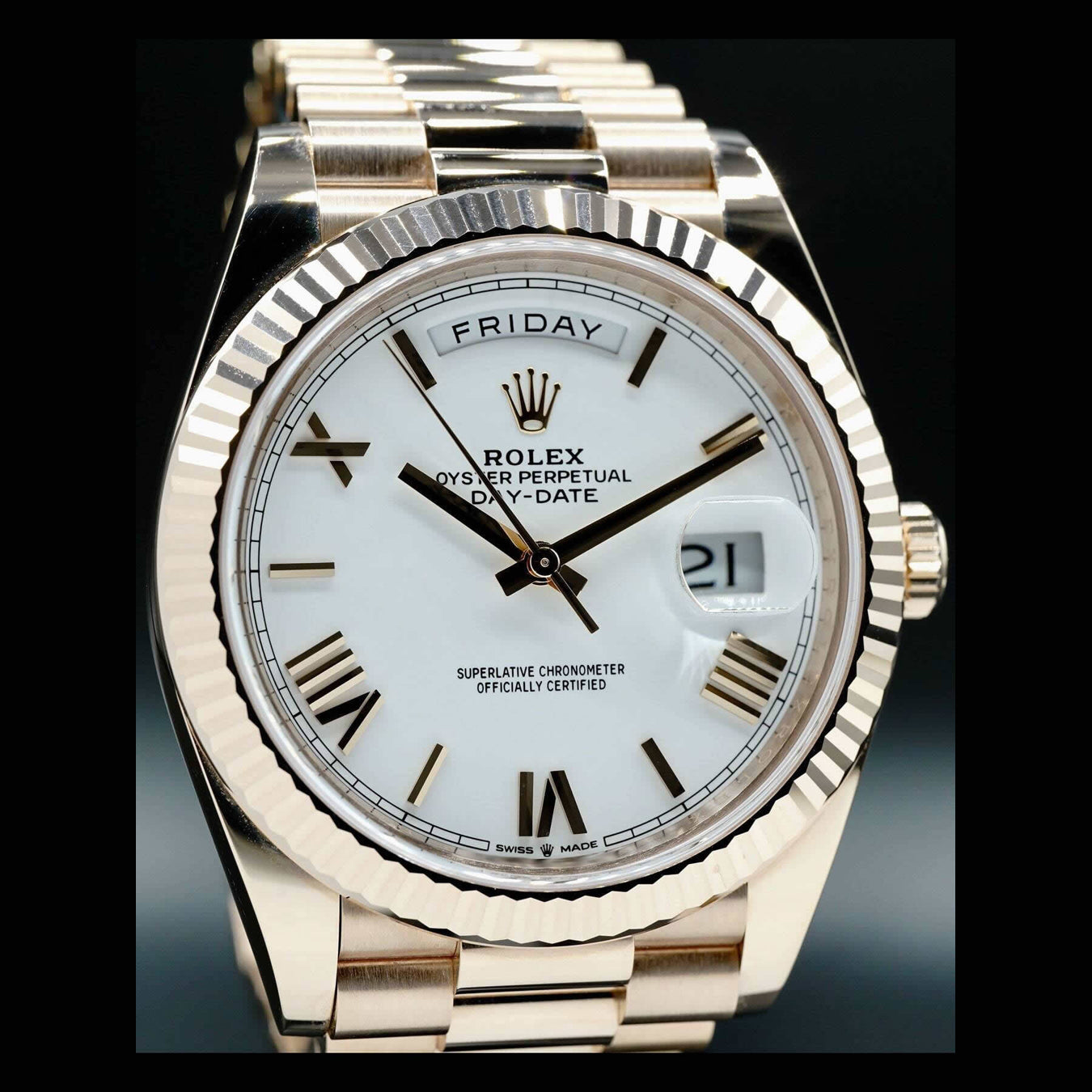 Rolex Oyster Perpetual Day-Date 40 Everose Gold 228235