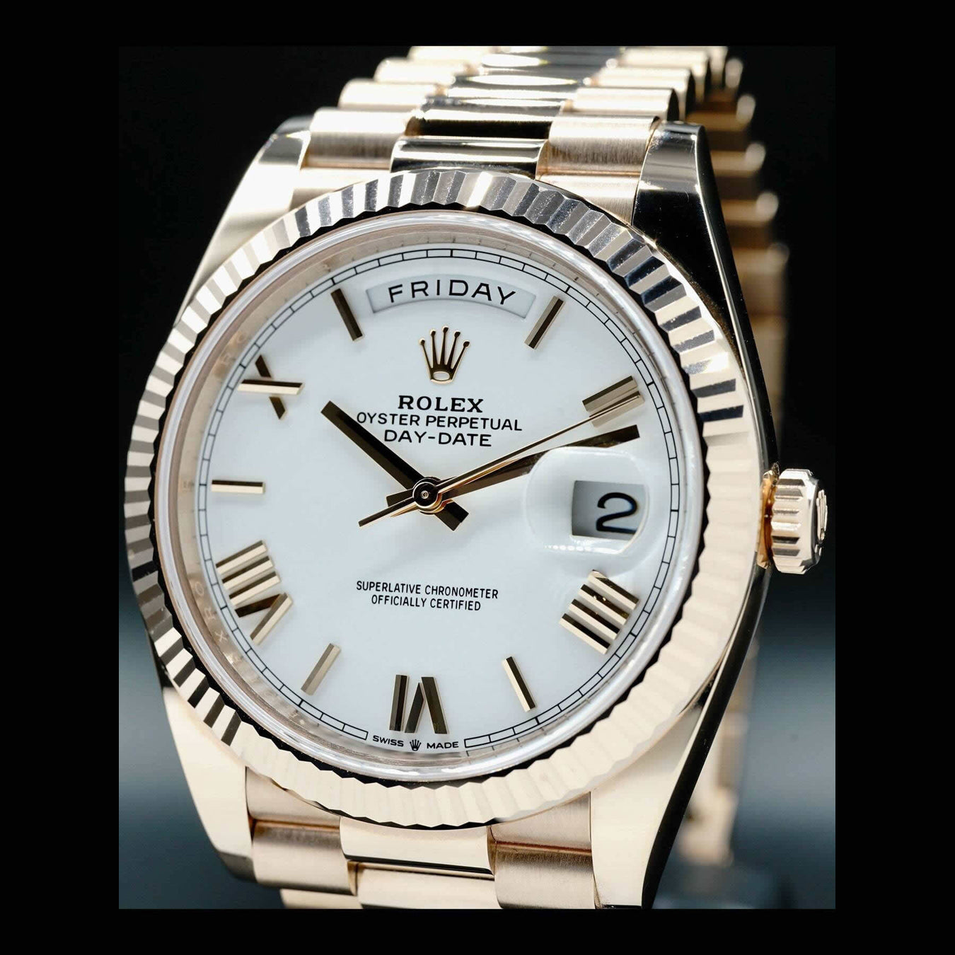 Rolex Oyster Perpetual Day-Date 40 Everose Gold 228235