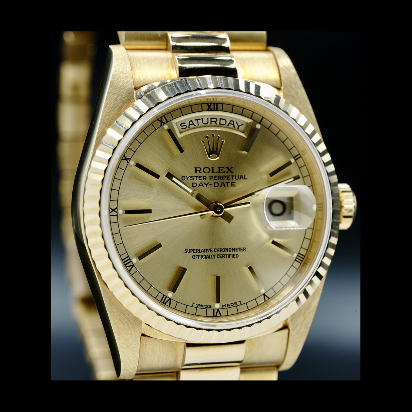 Rolex Oyster Perpetual Day-Date "President, Full Set, 18kt Yellow Gold" 18238