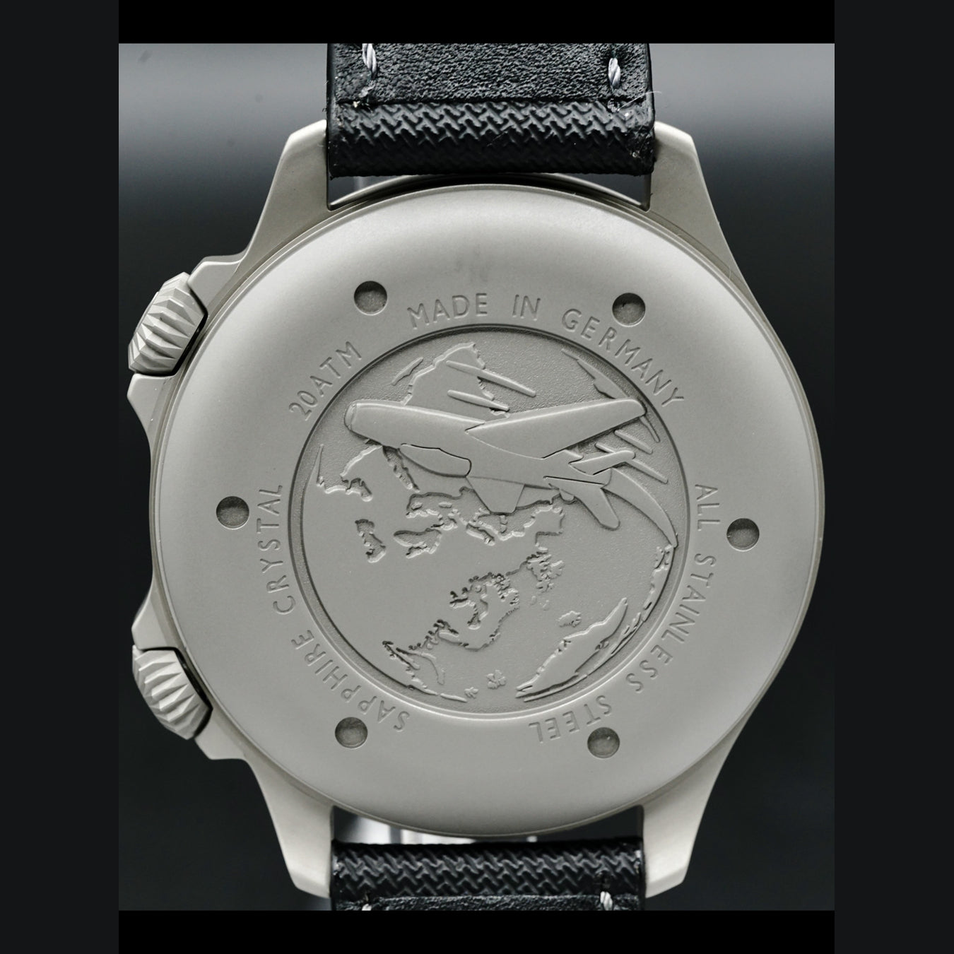 Laco Pilot Frankfurt GMT Schwarz 862120