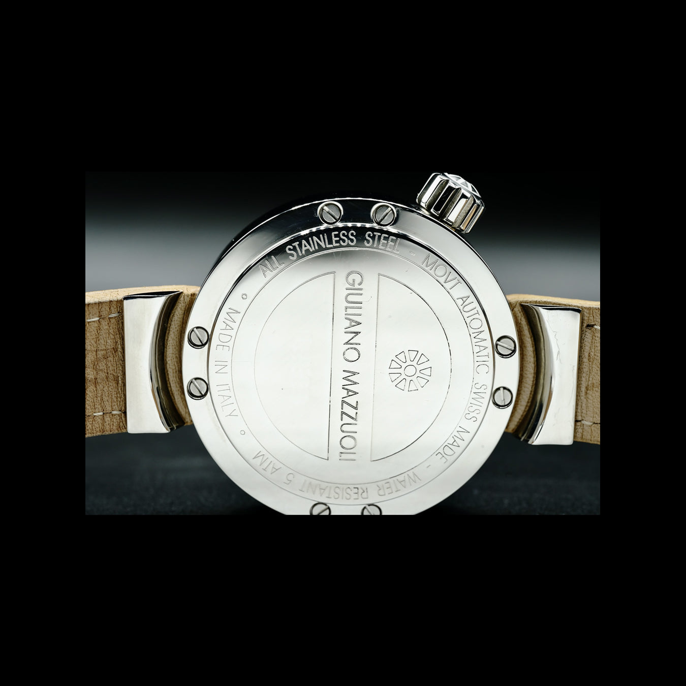 Giuliano Mazzuoli Manometro Ivory Polished Stainless Steel MRP01N