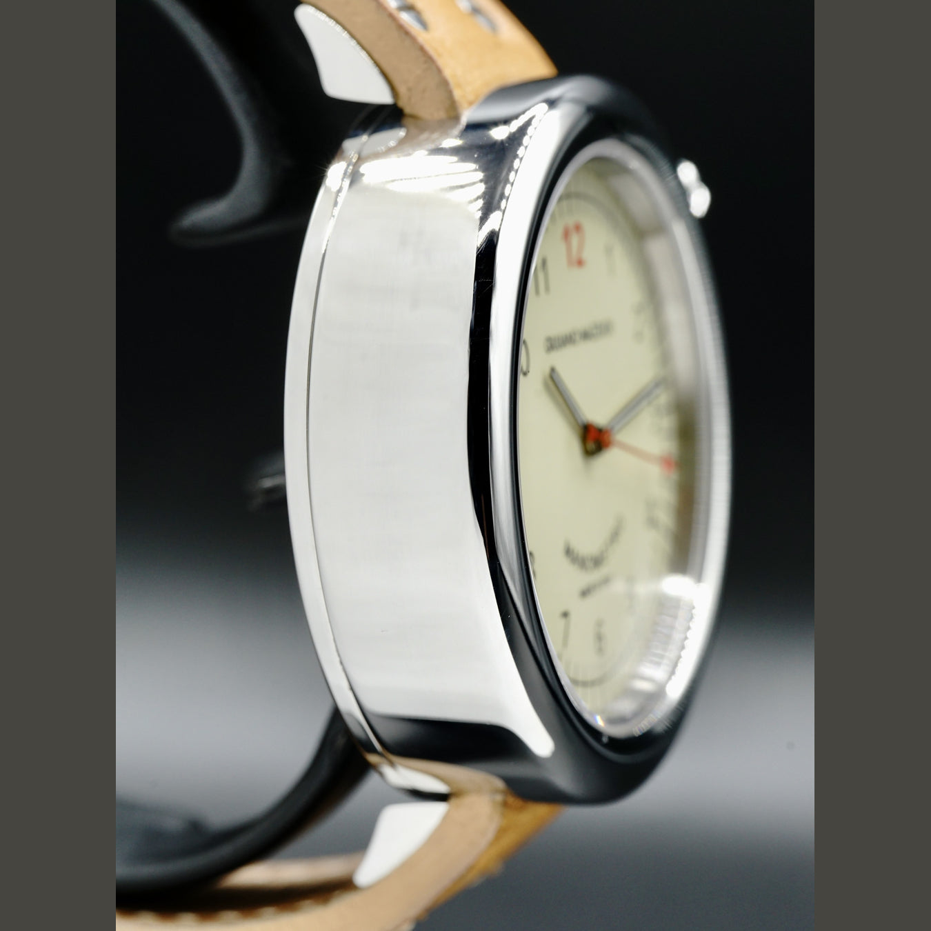 Giuliano Mazzuoli Manometro Ivory Polished Stainless Steel MRP01N