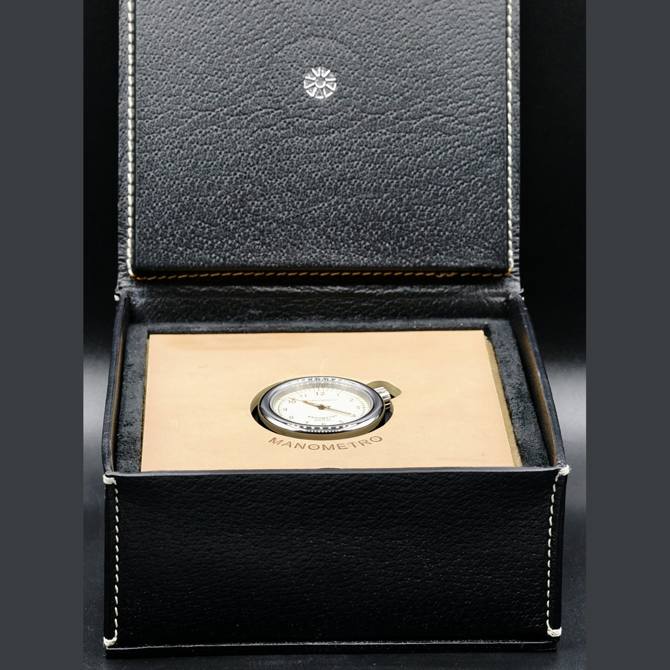 Giuliano Mazzuoli Manometro Ivory Polished Stainless Steel MRP01N