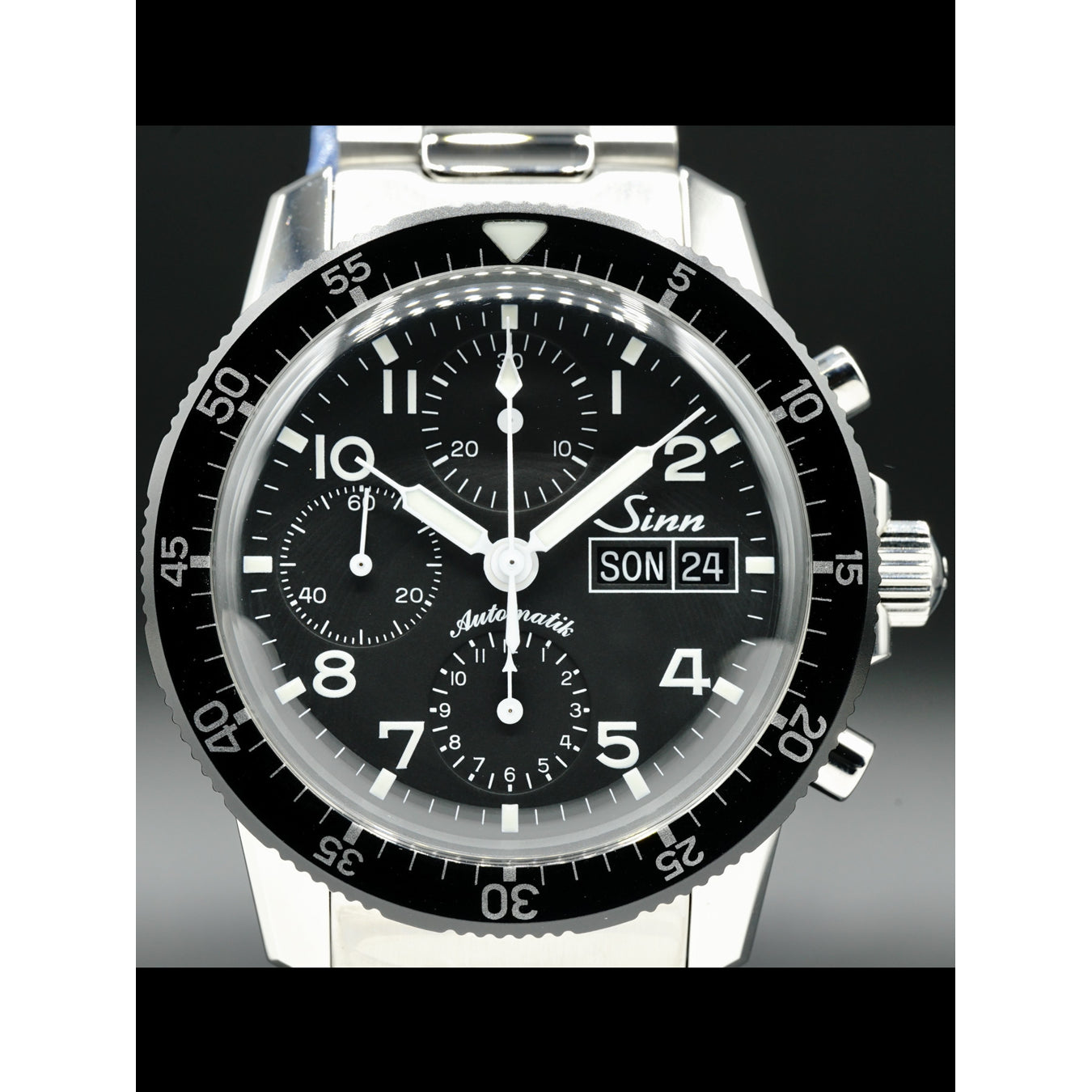 Sinn 103 St The Traditional Pilot Chronograph on Bracelet 103.031