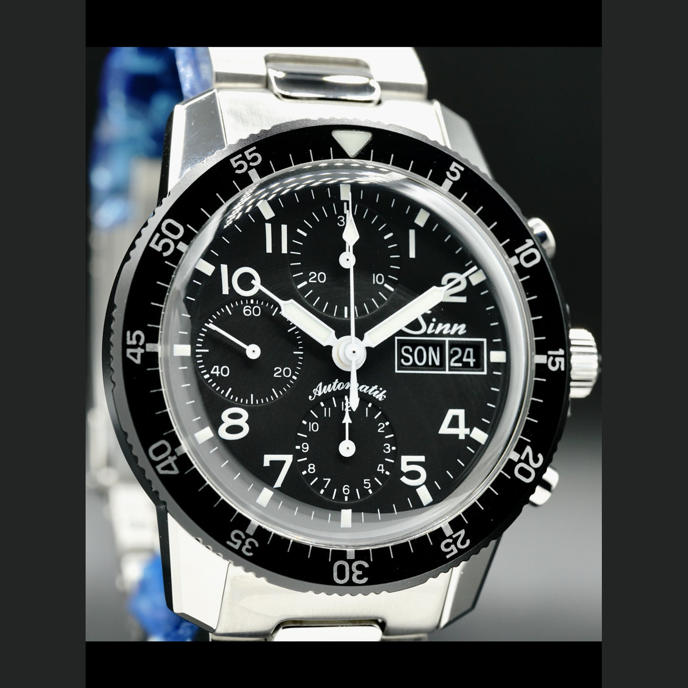 Sinn 103 St The Traditional Pilot Chronograph on Bracelet 103.031