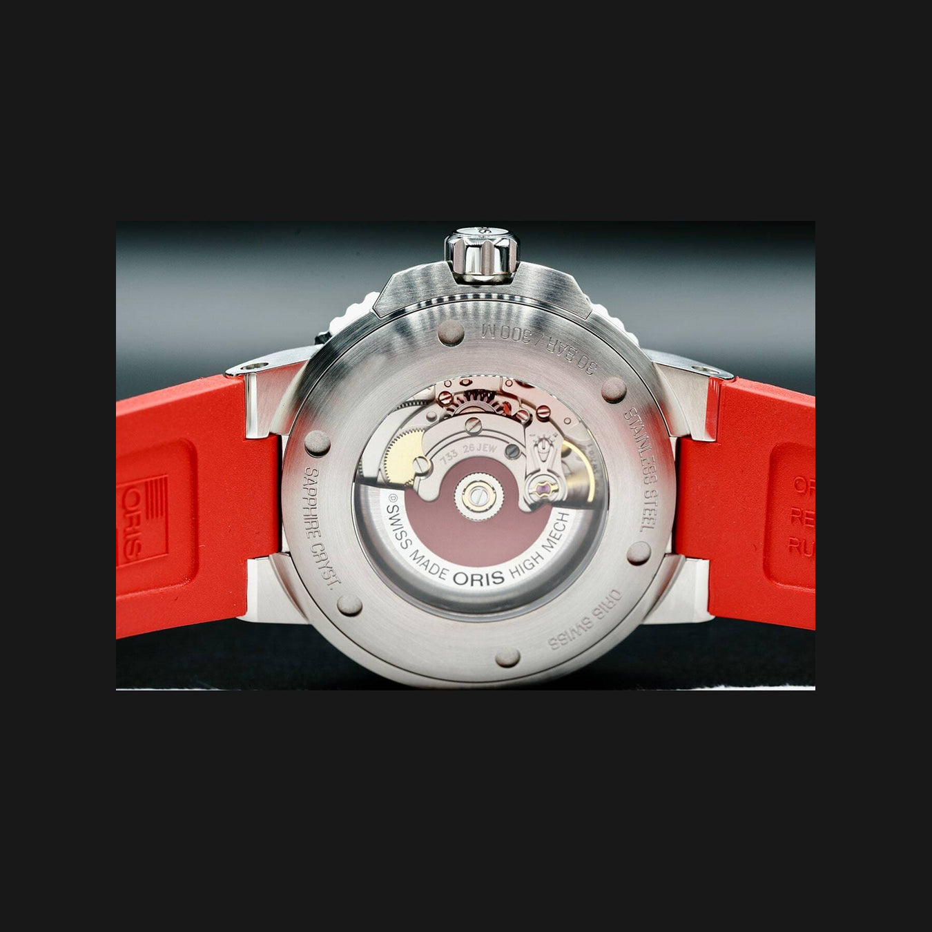 Oris Aquis Date Relief on Strap 01 733 7730 4153
