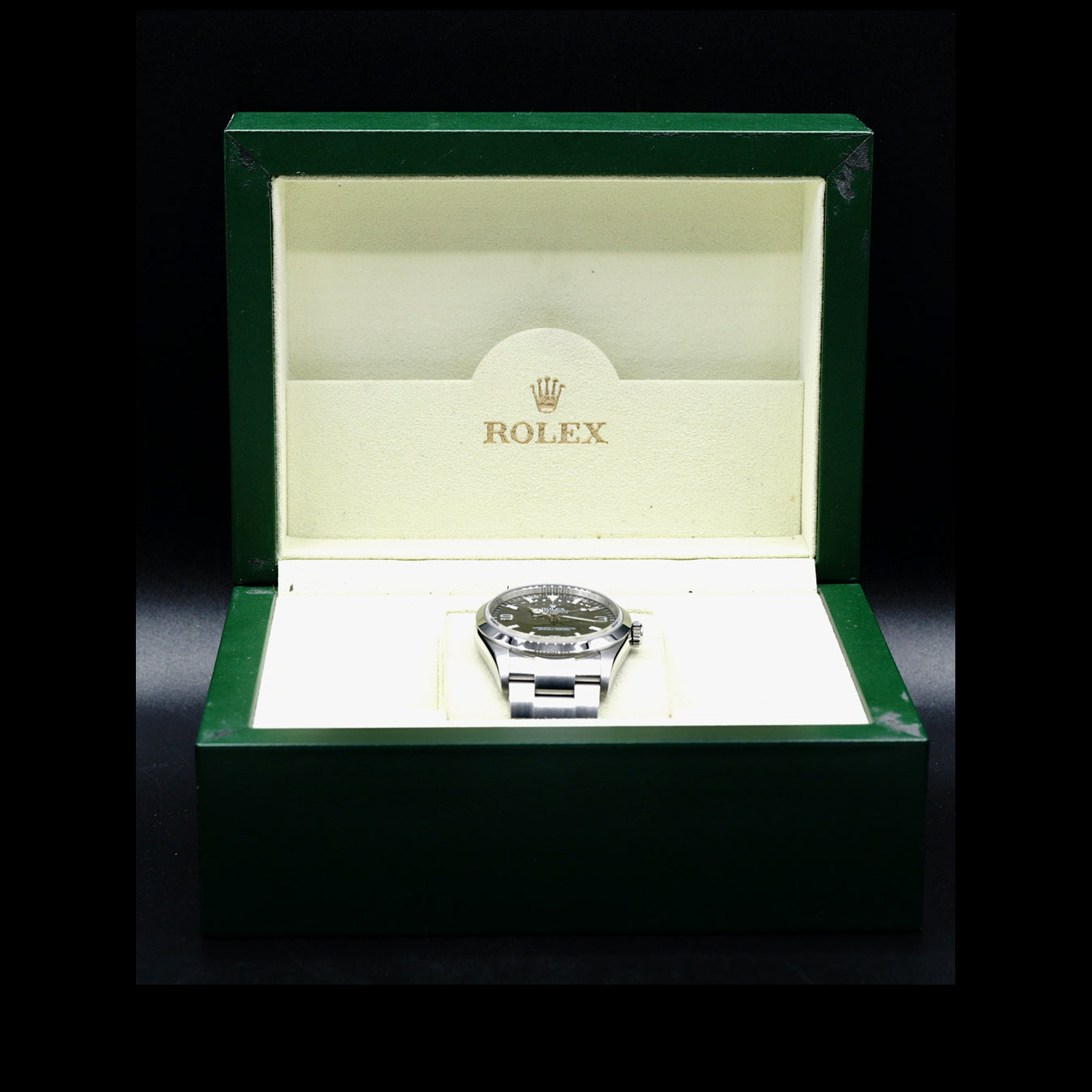 Rolex Explorer Black Arabic Dial 114270