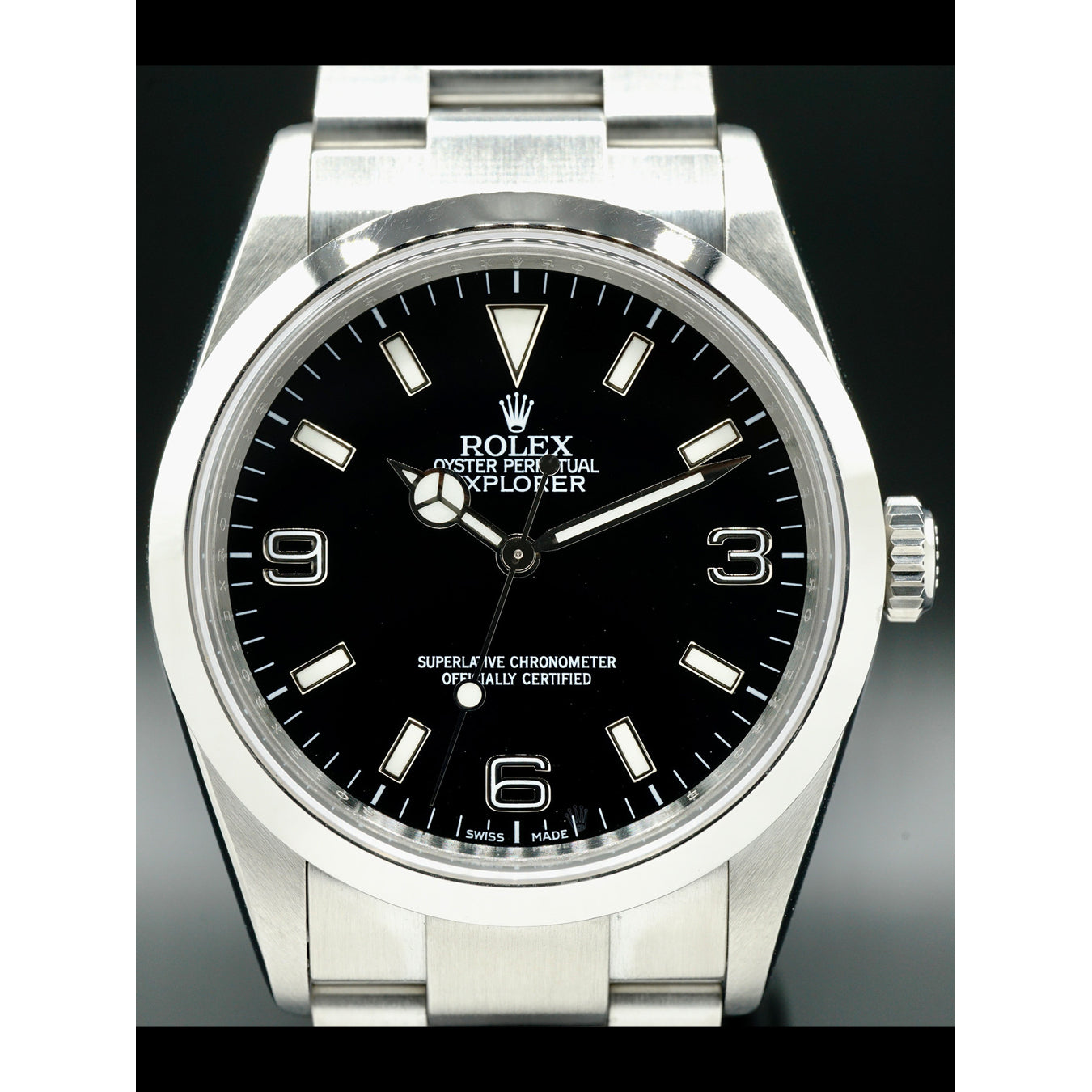 Rolex Explorer Black Arabic Dial 114270