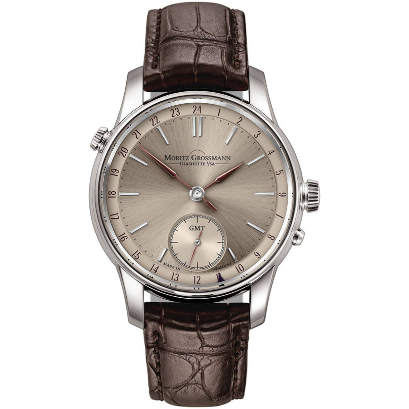 Moritz Grossmann GMT White Gold Champagner