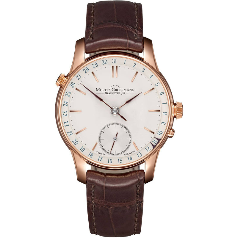 Moritz Grossmann Date Rose Gold Argenté