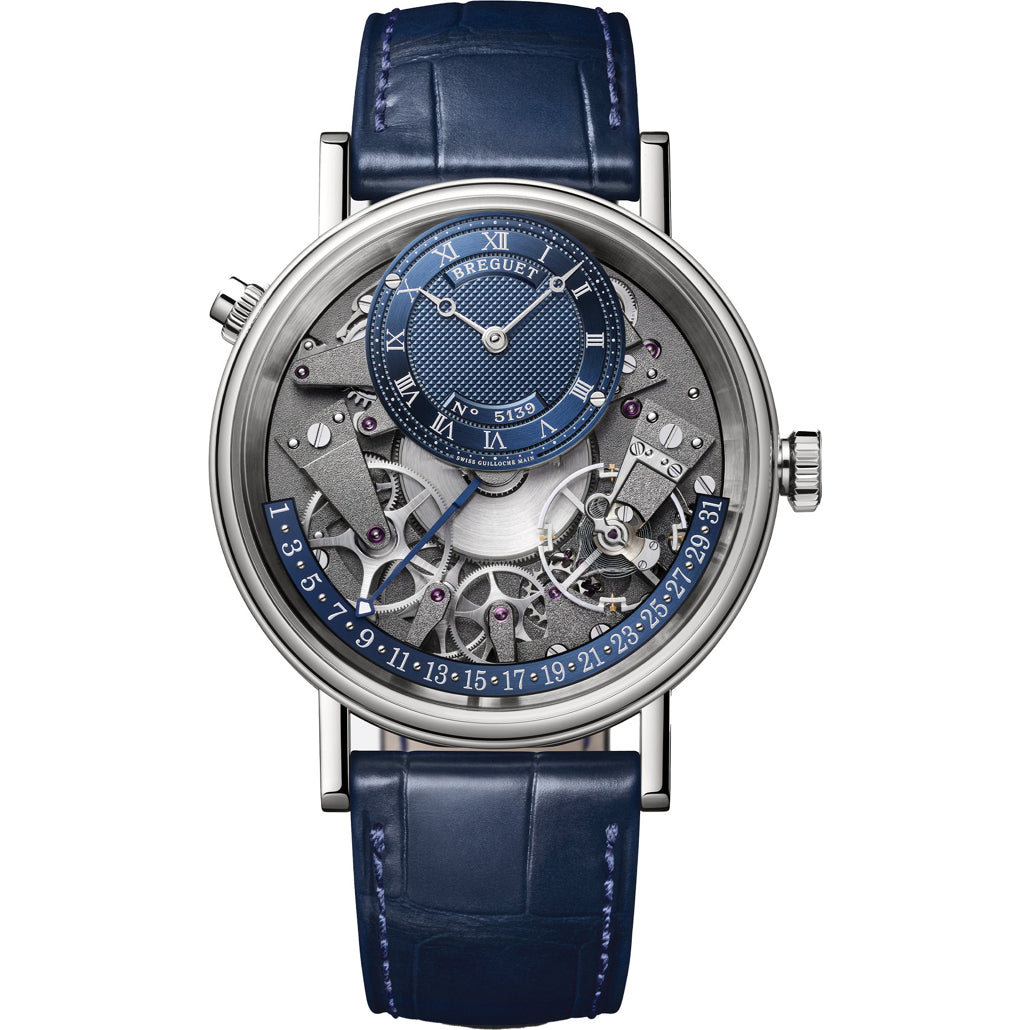 Breguet Tradition Quantième Rétrograde 7597 White Gold Blue Dial 7597BB/GY/9WU