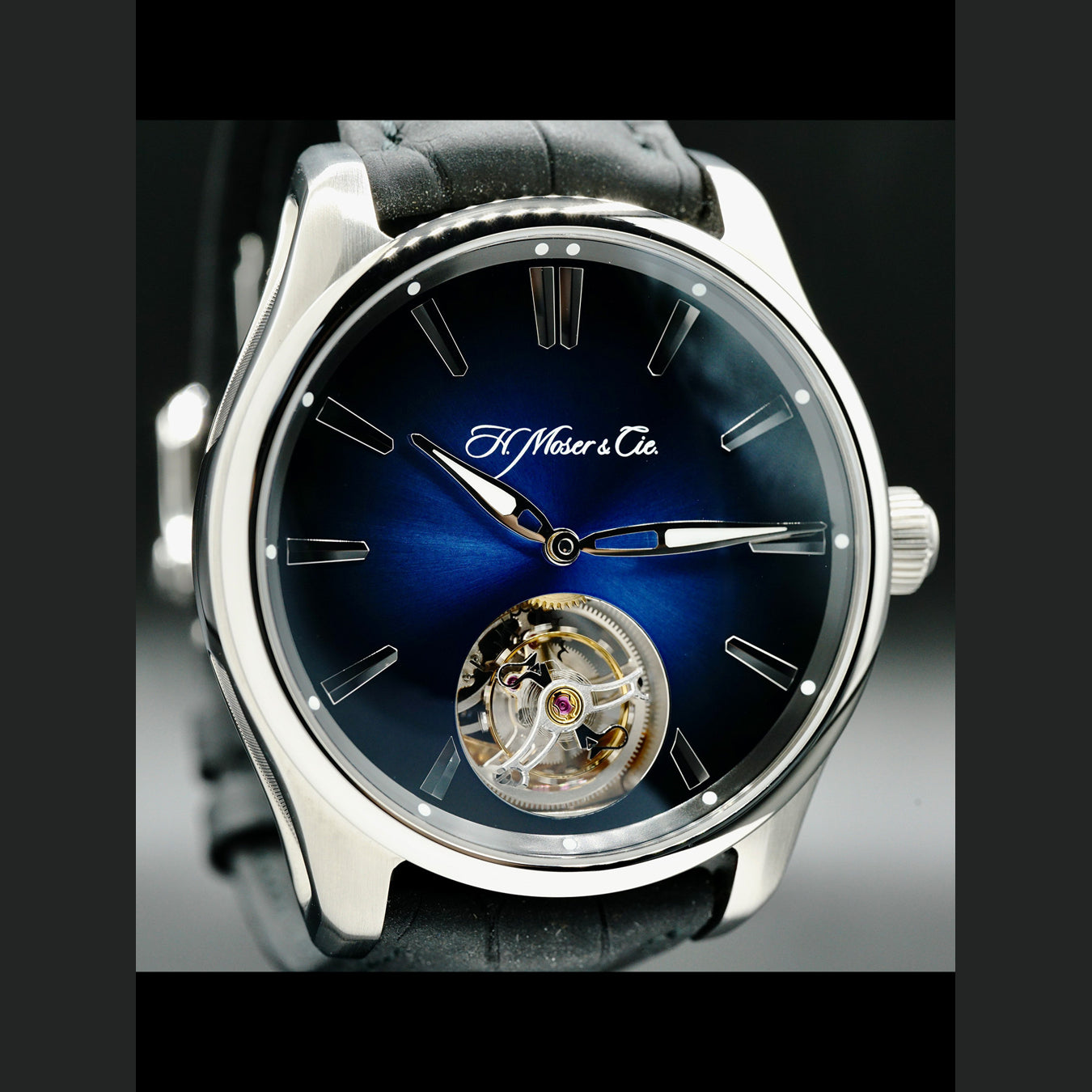 H. Moser and Cie. Pioneer Tourbillon 3804-1201