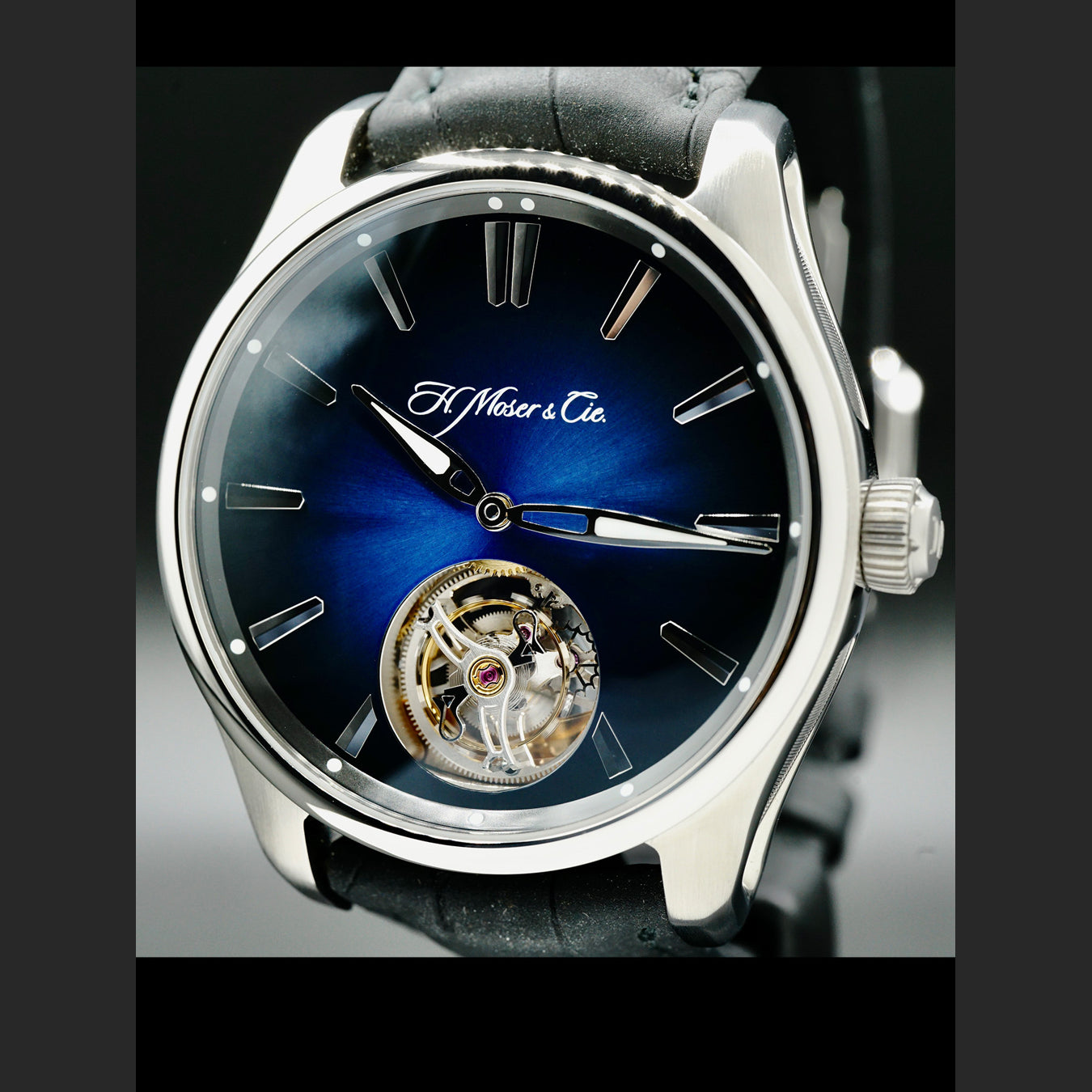 H. Moser and Cie. Pioneer Tourbillon 3804-1201