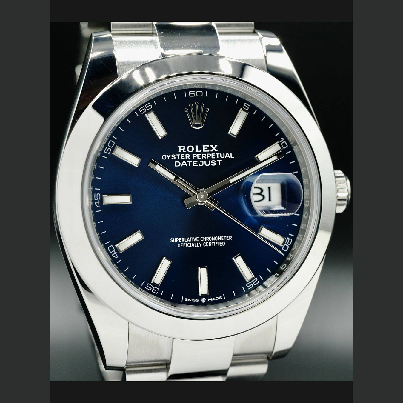 Rolex Oyster Perpetual Datejust 41 Blue Dial 126300