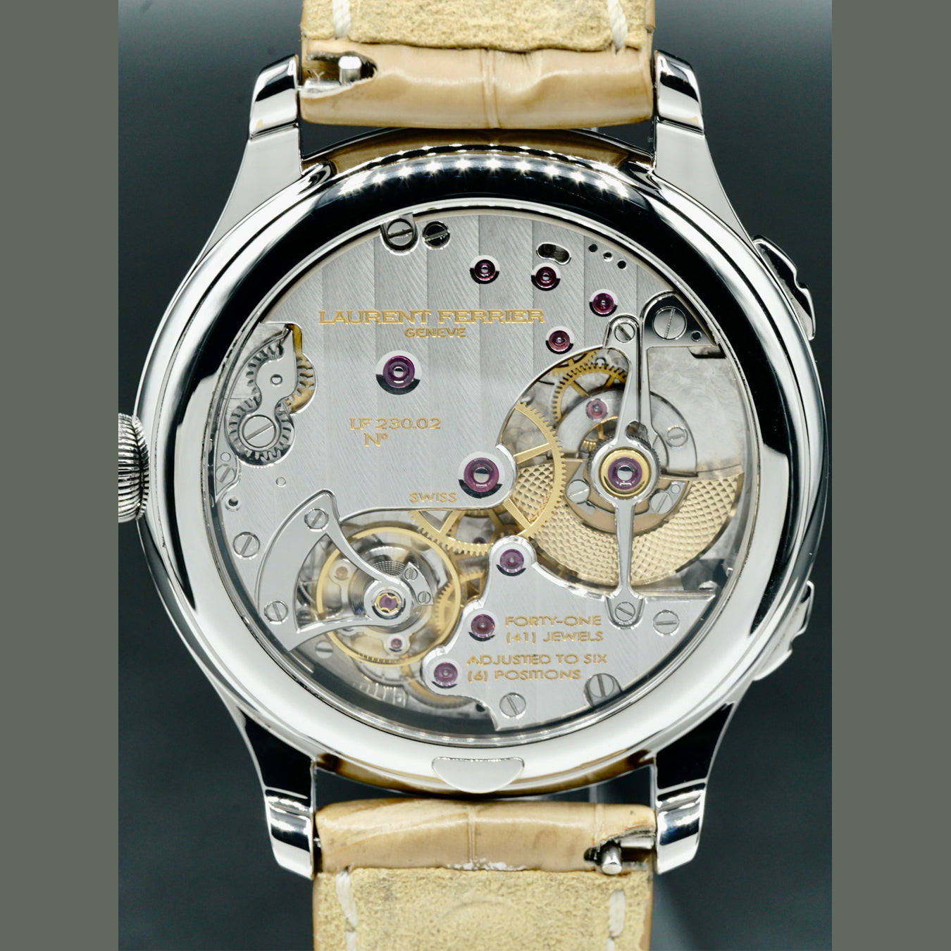Laurent Ferrier Galet Traveller Opaline Black LCF007.AC.N1G