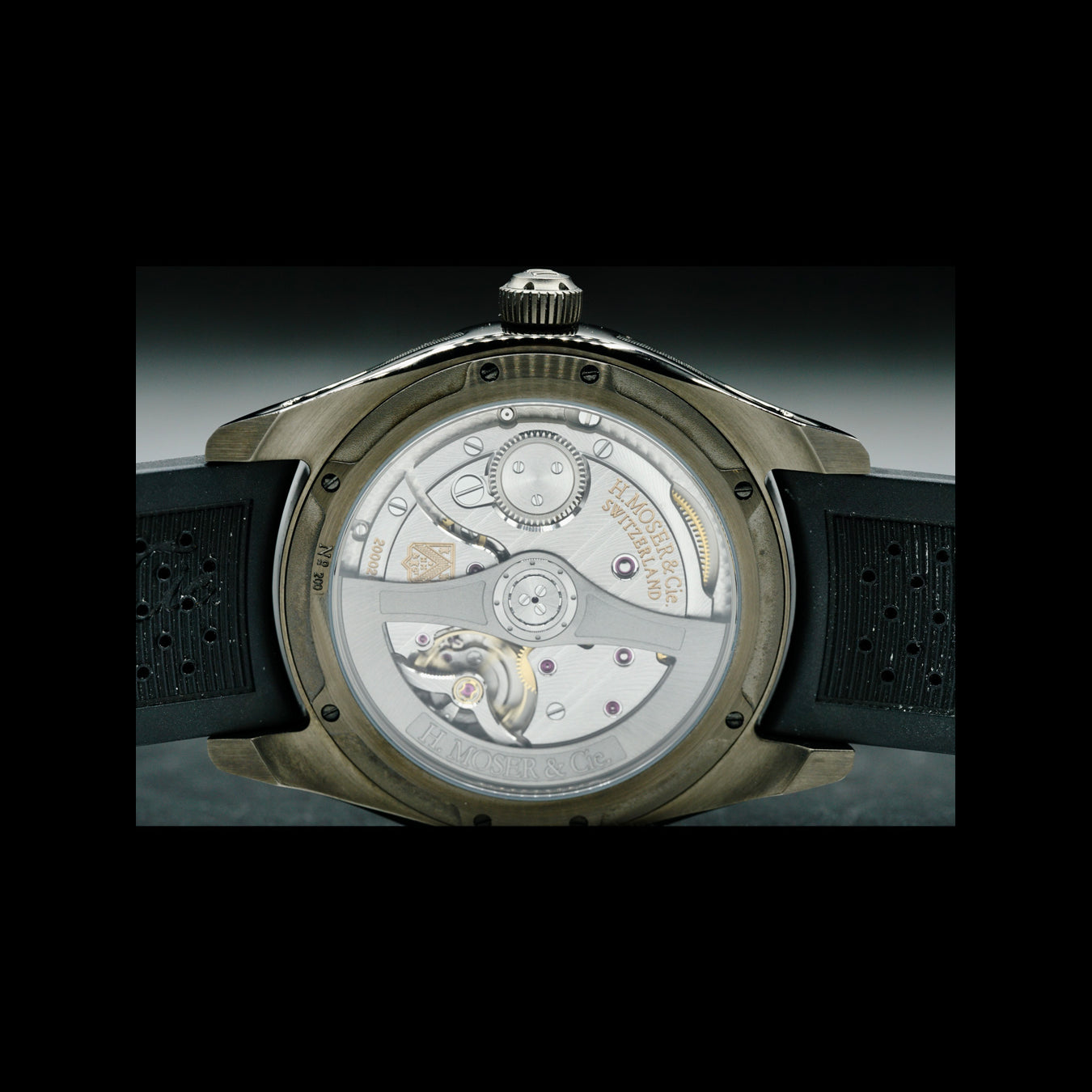 H. Moser & Cie. Pioneer Centre Seconds Funky Blue Black Edition 3200-1205