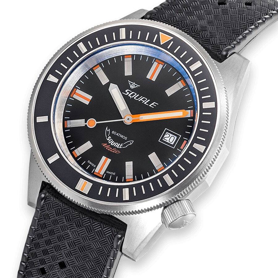 Squale Matic XSG on Rubber Strap MATICXSG.HT