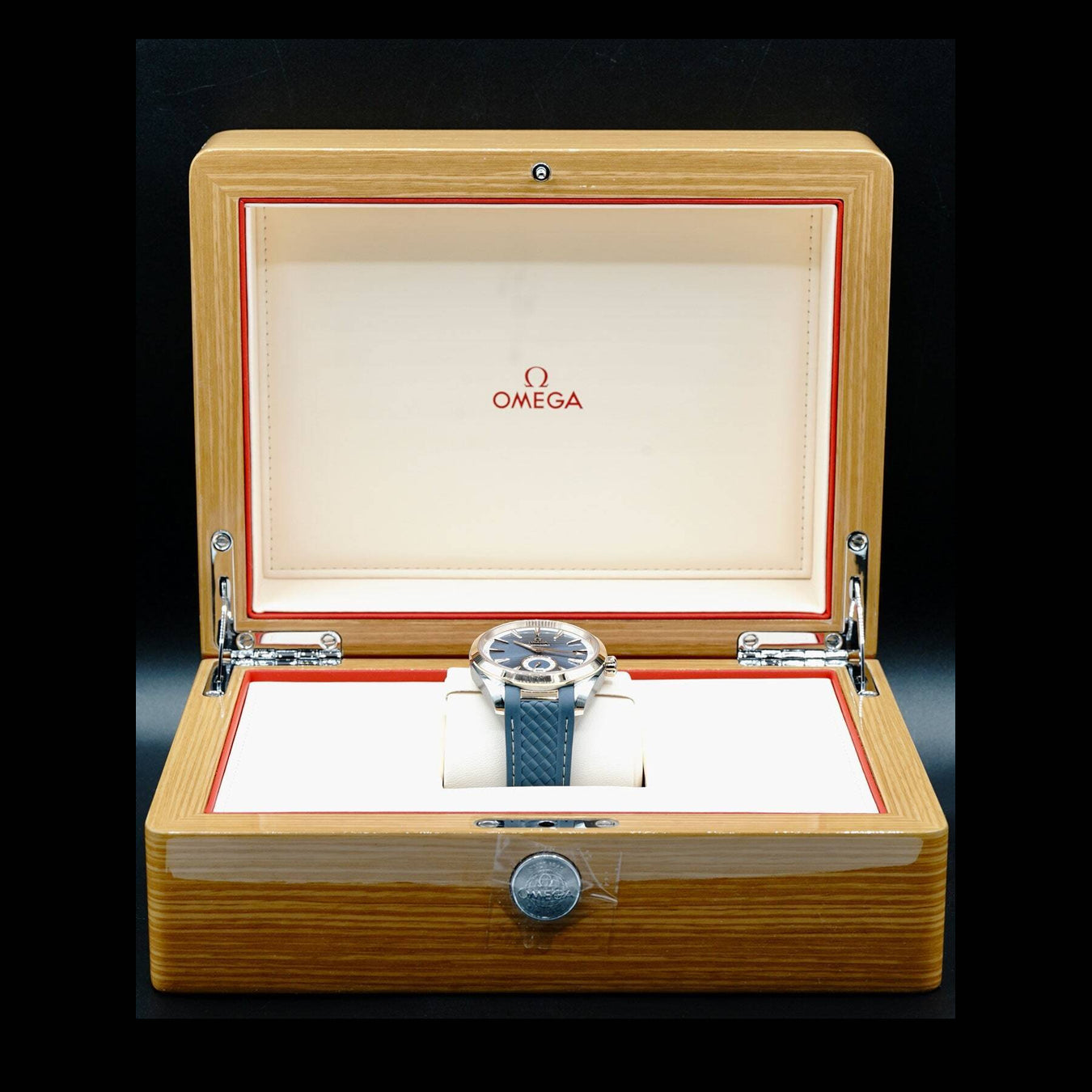 Omega Aqua Terra 150M Small Seconds Steel Gold Blue Dial 41mm 220.22.41.21.03.001