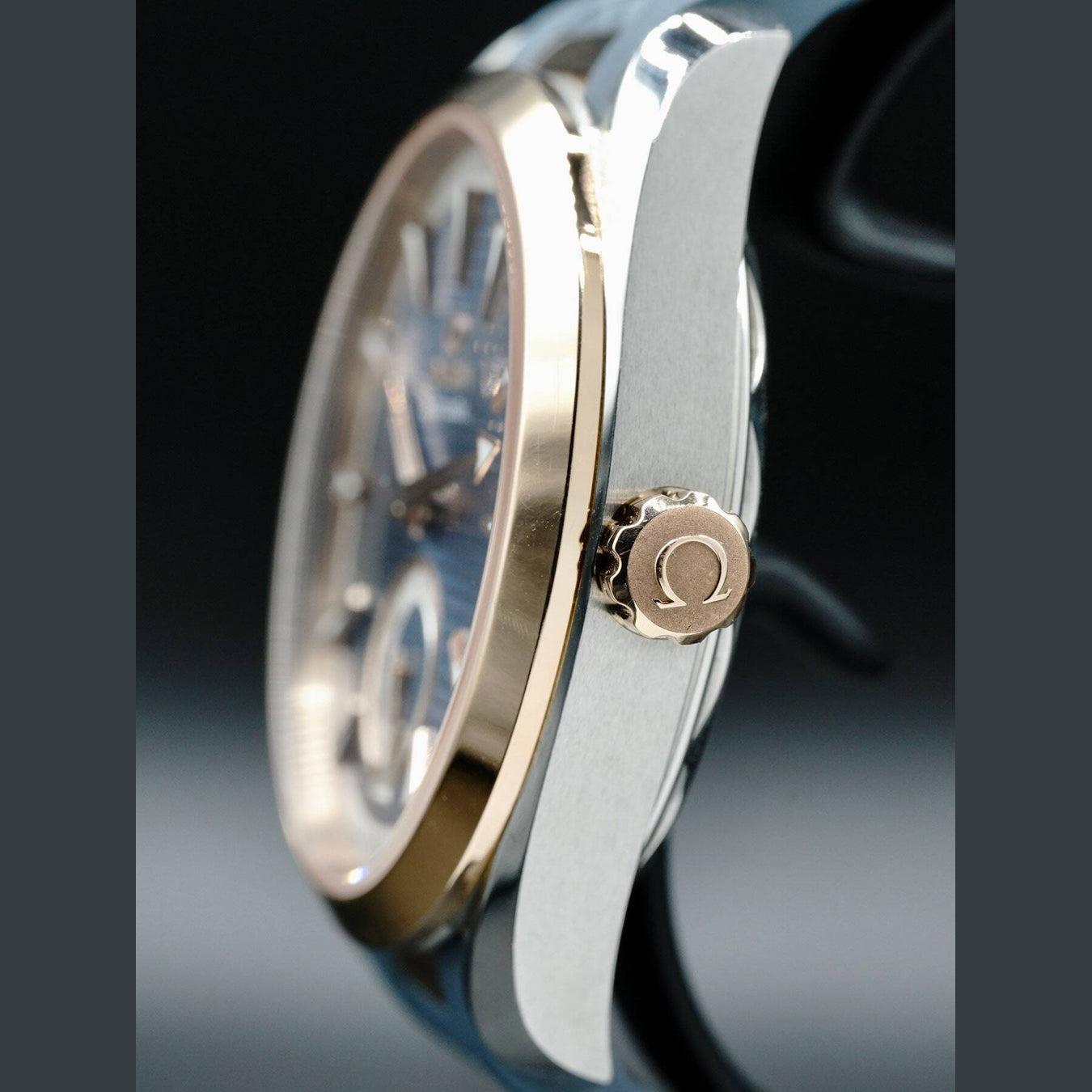 Omega Aqua Terra 150M Small Seconds Steel Gold Blue Dial 41mm 220.22.41.21.03.001