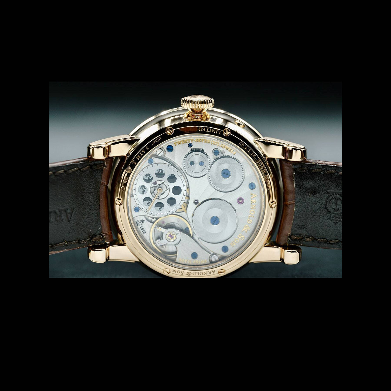 Arnold and Son Aventurine Moonphase 1GLAR.A01A